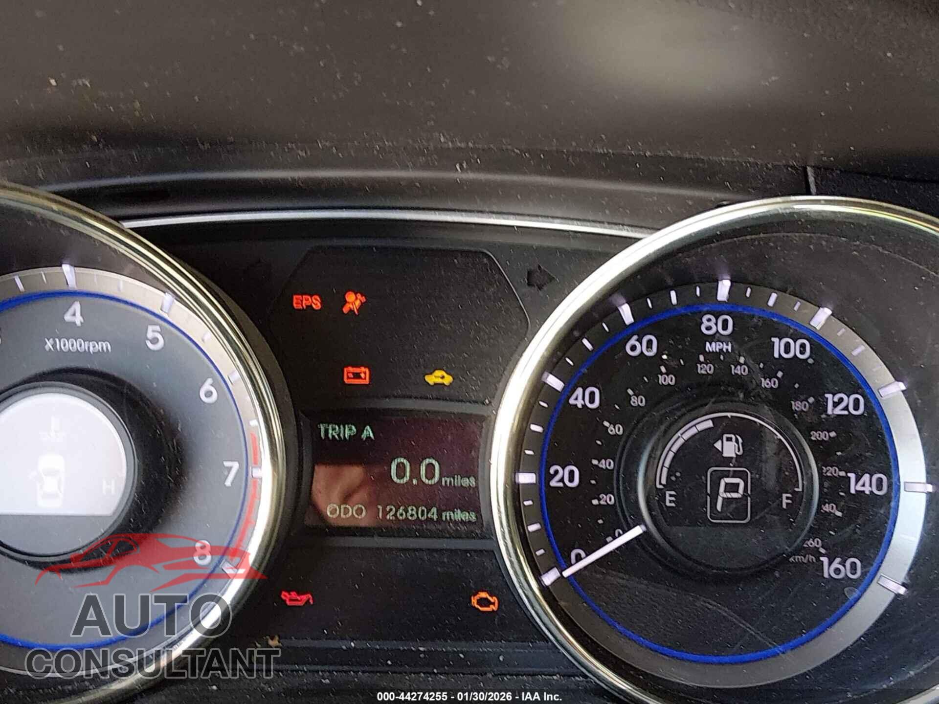 HYUNDAI SONATA 2012 - 5NPEC4AB4CH373747
