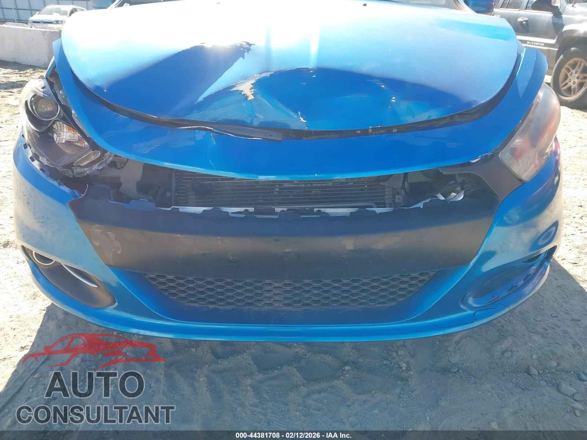 DODGE DART 2015 - 1C3CDFEB3FD247890