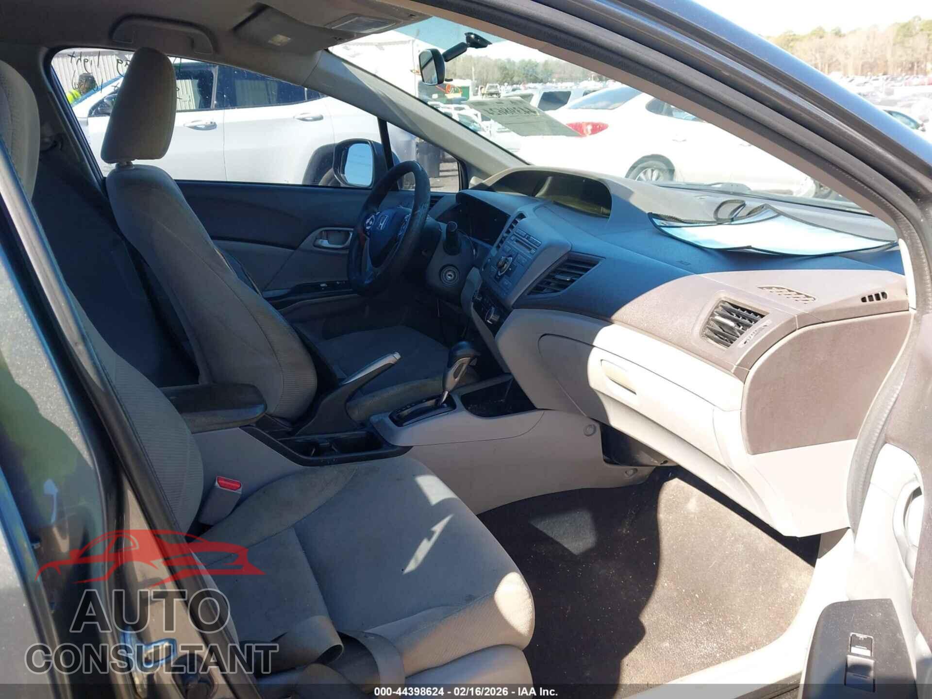 HONDA CIVIC 2012 - 19XFB2F5XCE047096