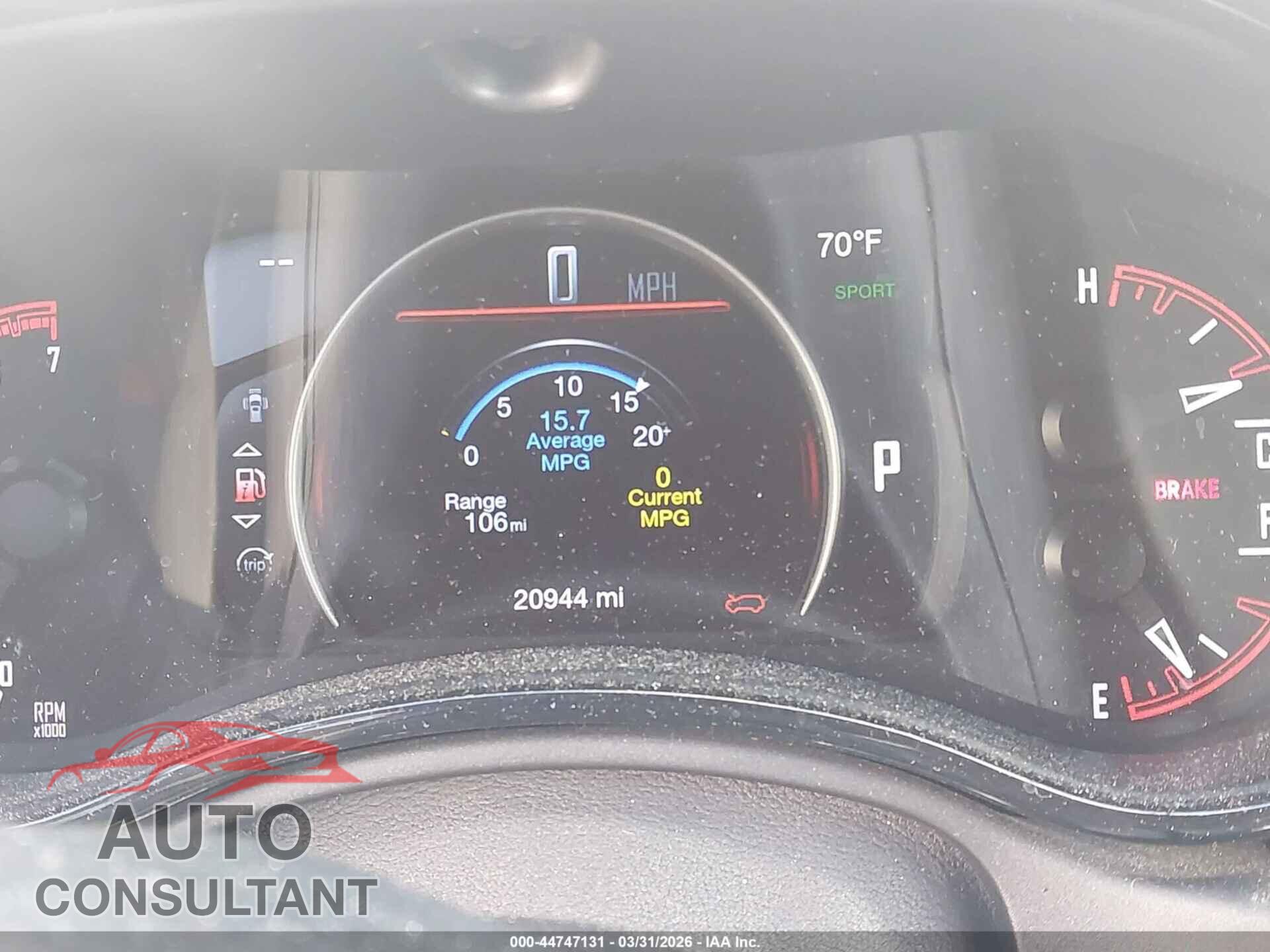 DODGE DURANGO 2024 - 1C4SDHCT8RC100389