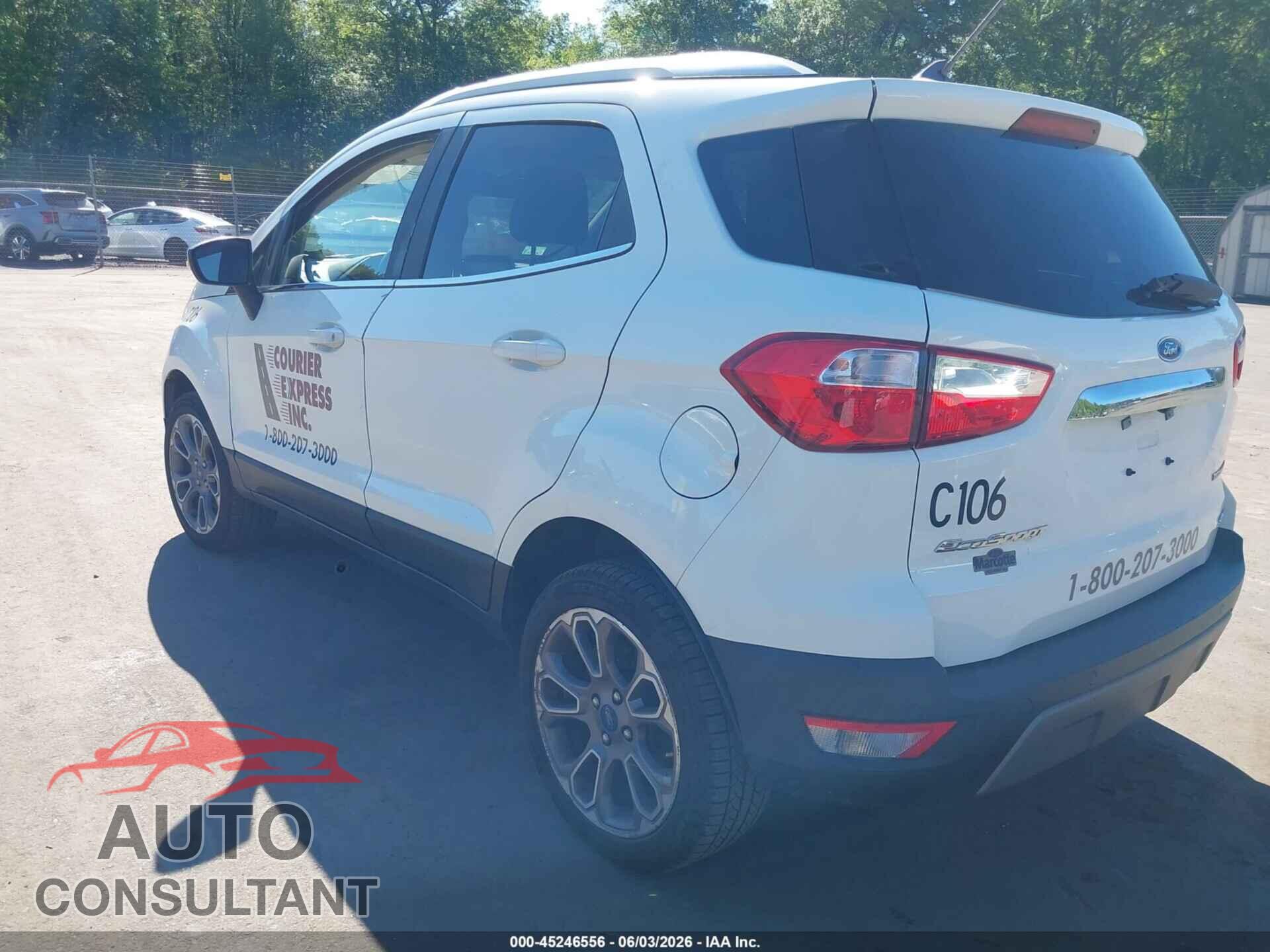 FORD ECOSPORT 2019 - MAJ6S3KL9KC257873