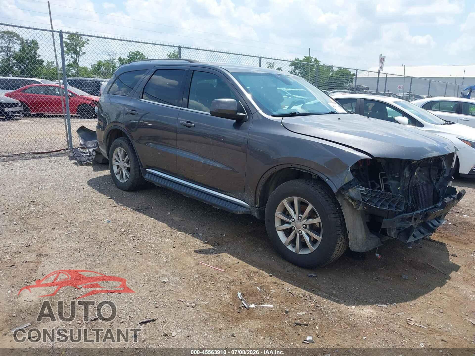 DODGE DURANGO 2017 - 1C4RDJAG3HC606514