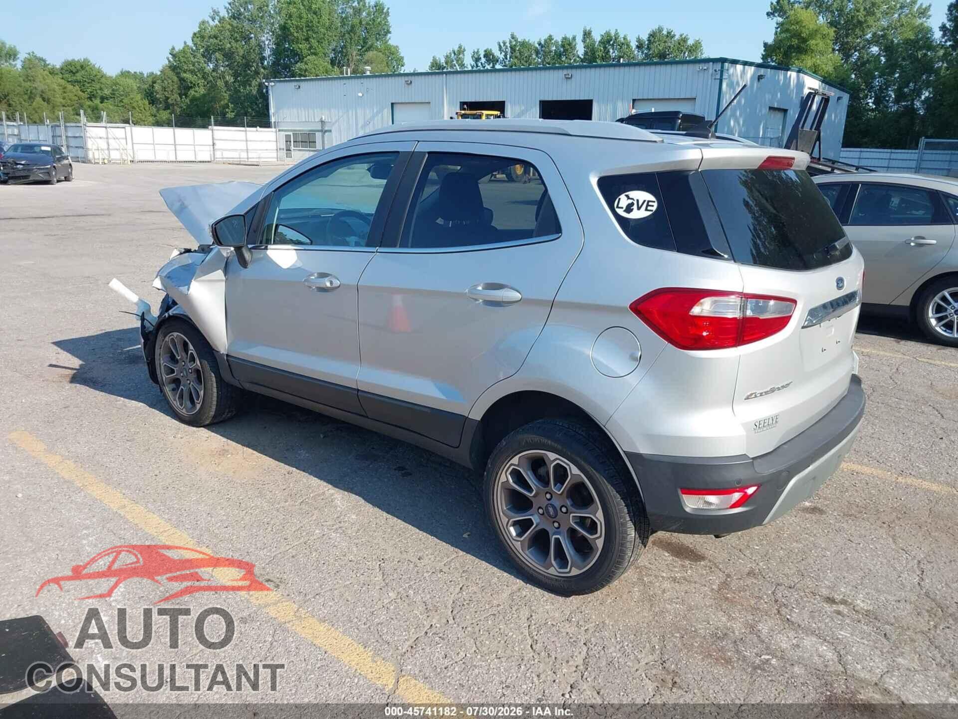 FORD ECOSPORT 2019 - MAJ6S3KL2KC268052