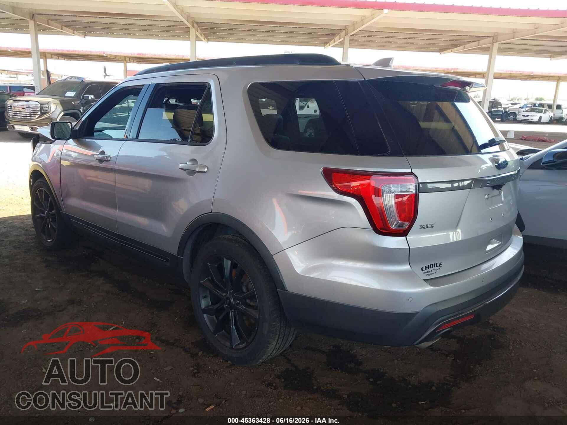 FORD EXPLORER 2017 - 1FM5K7D87HGD41824