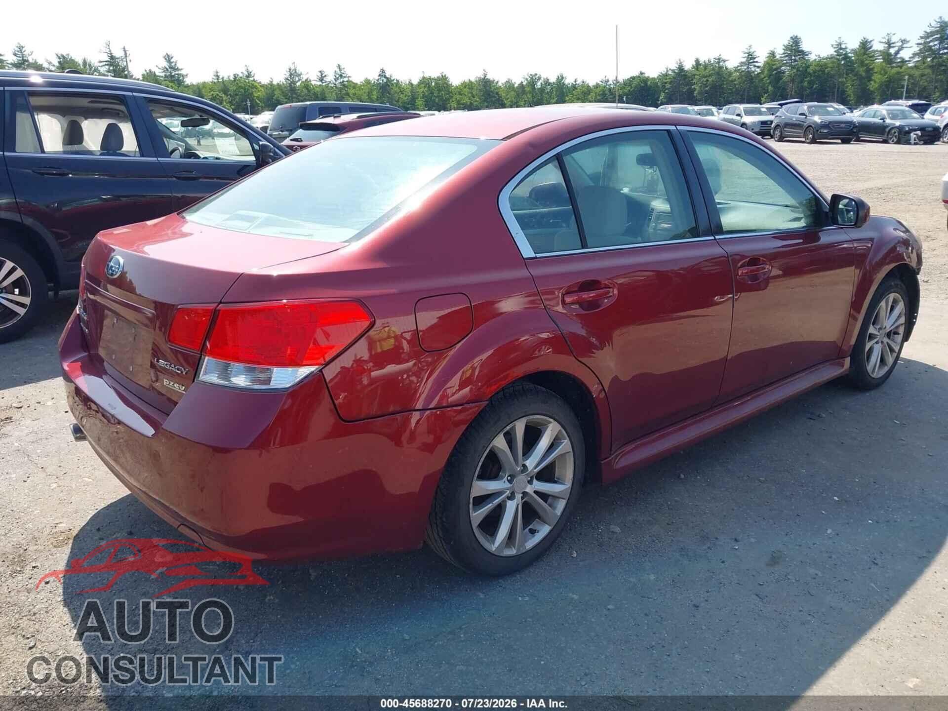 SUBARU LEGACY 2013 - 4S3BMBC69D3041255