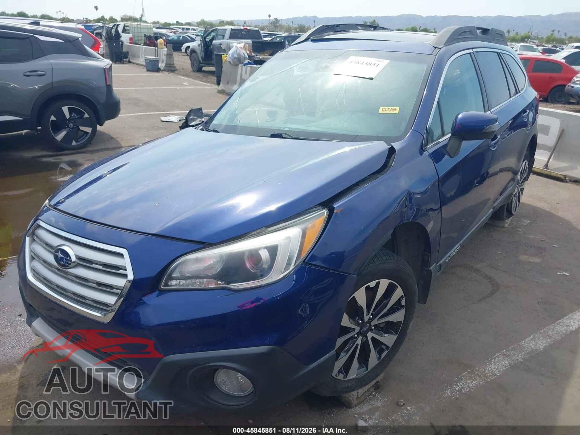 SUBARU OUTBACK 2017 - 4S4BSANC2H3342745