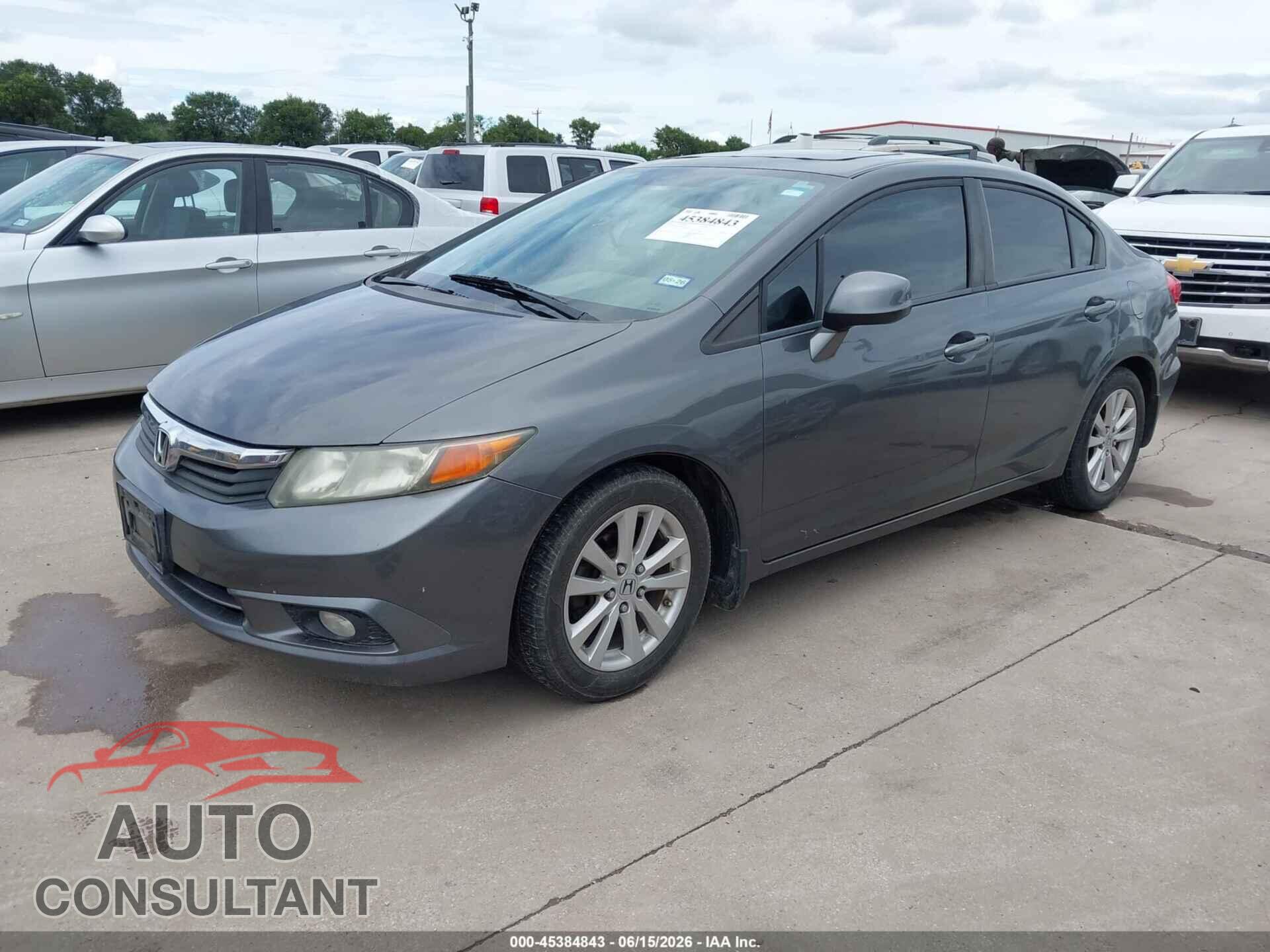 HONDA CIVIC 2012 - 2HGFB2F91CH551870