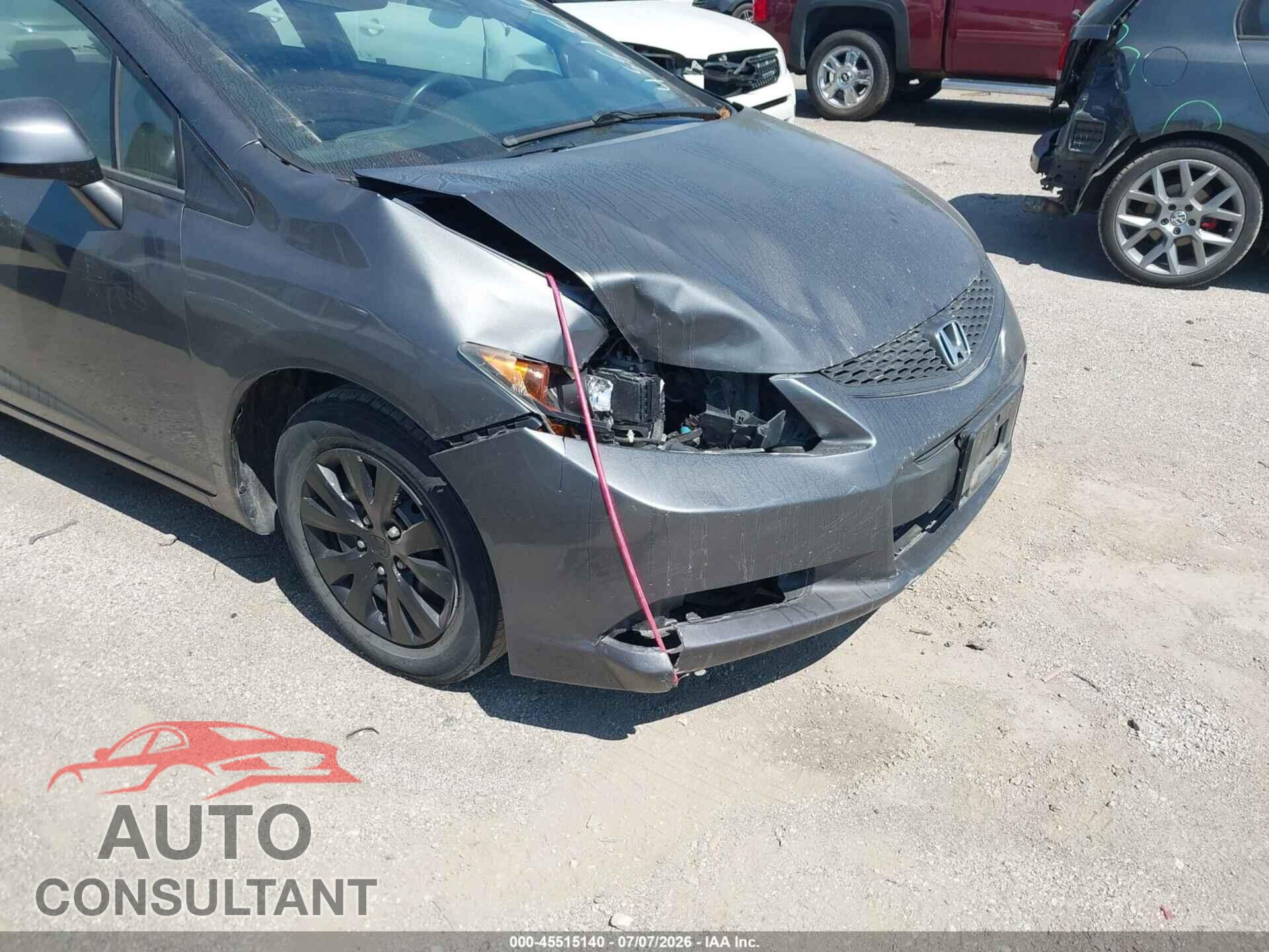 HONDA CIVIC 2012 - 2HGFG3B58CH511666
