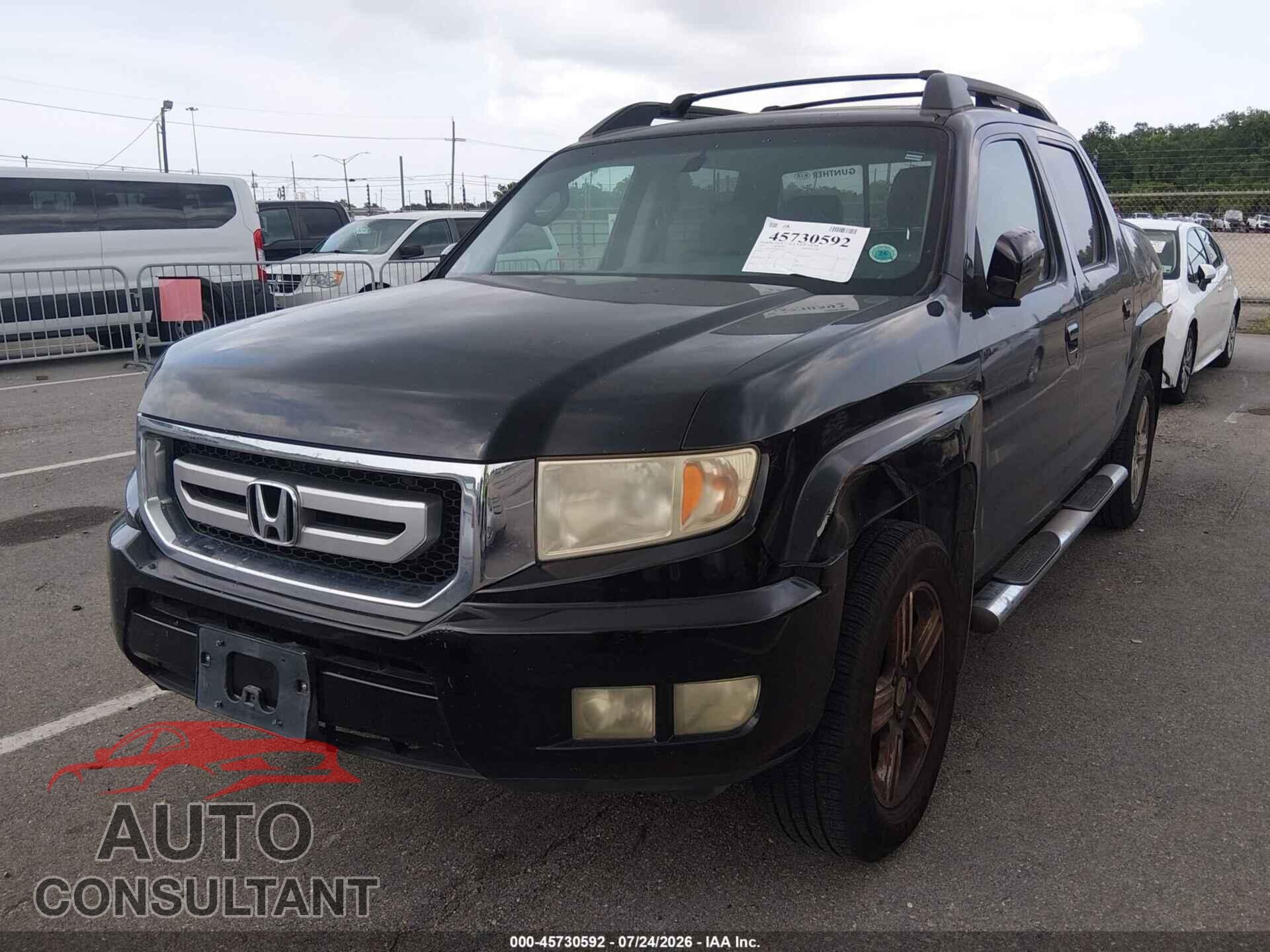 HONDA RIDGELINE 2011 - 5FPYK1F55BB008323
