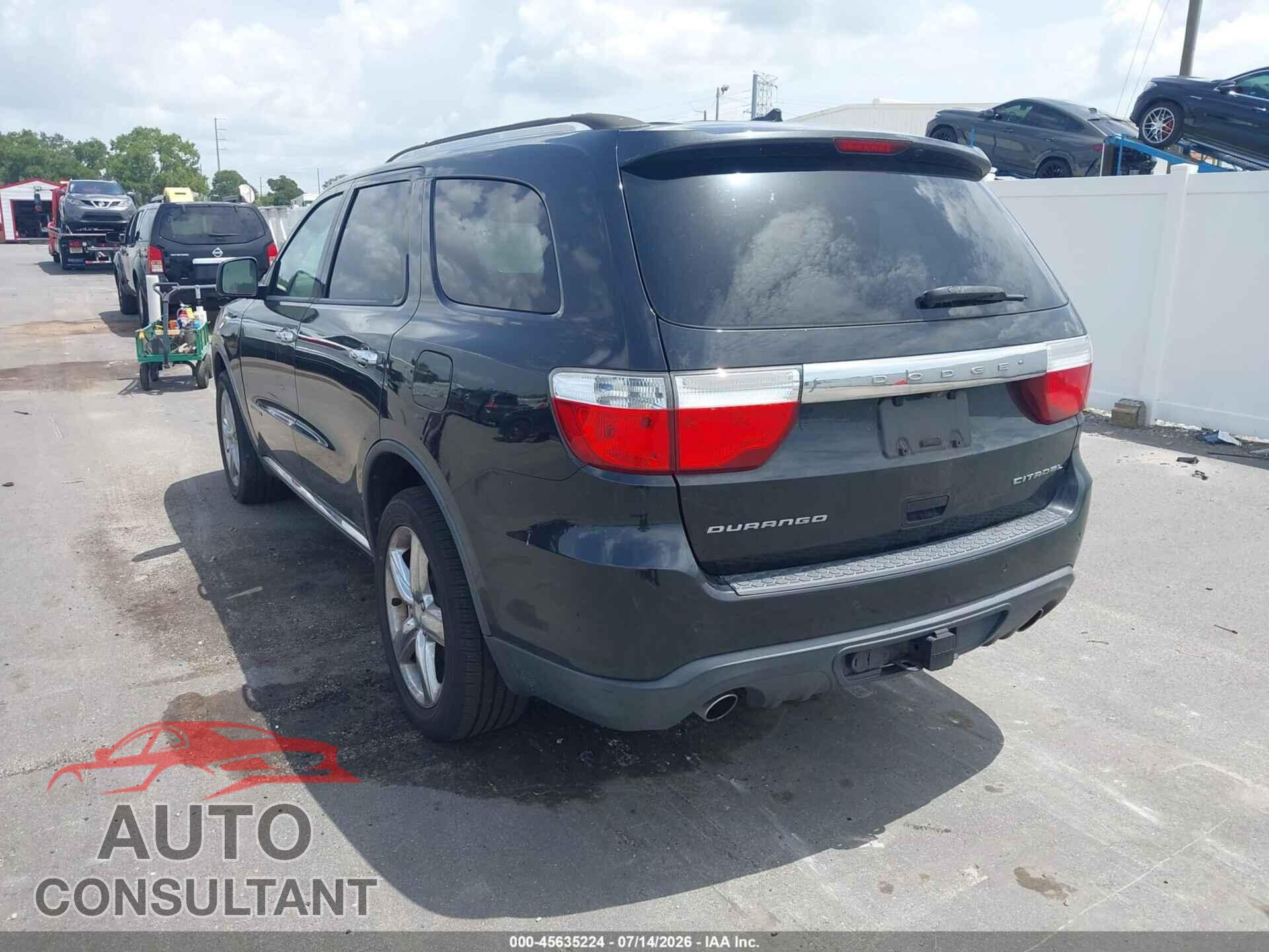 DODGE DURANGO 2012 - 1C4SDHET1CC314399