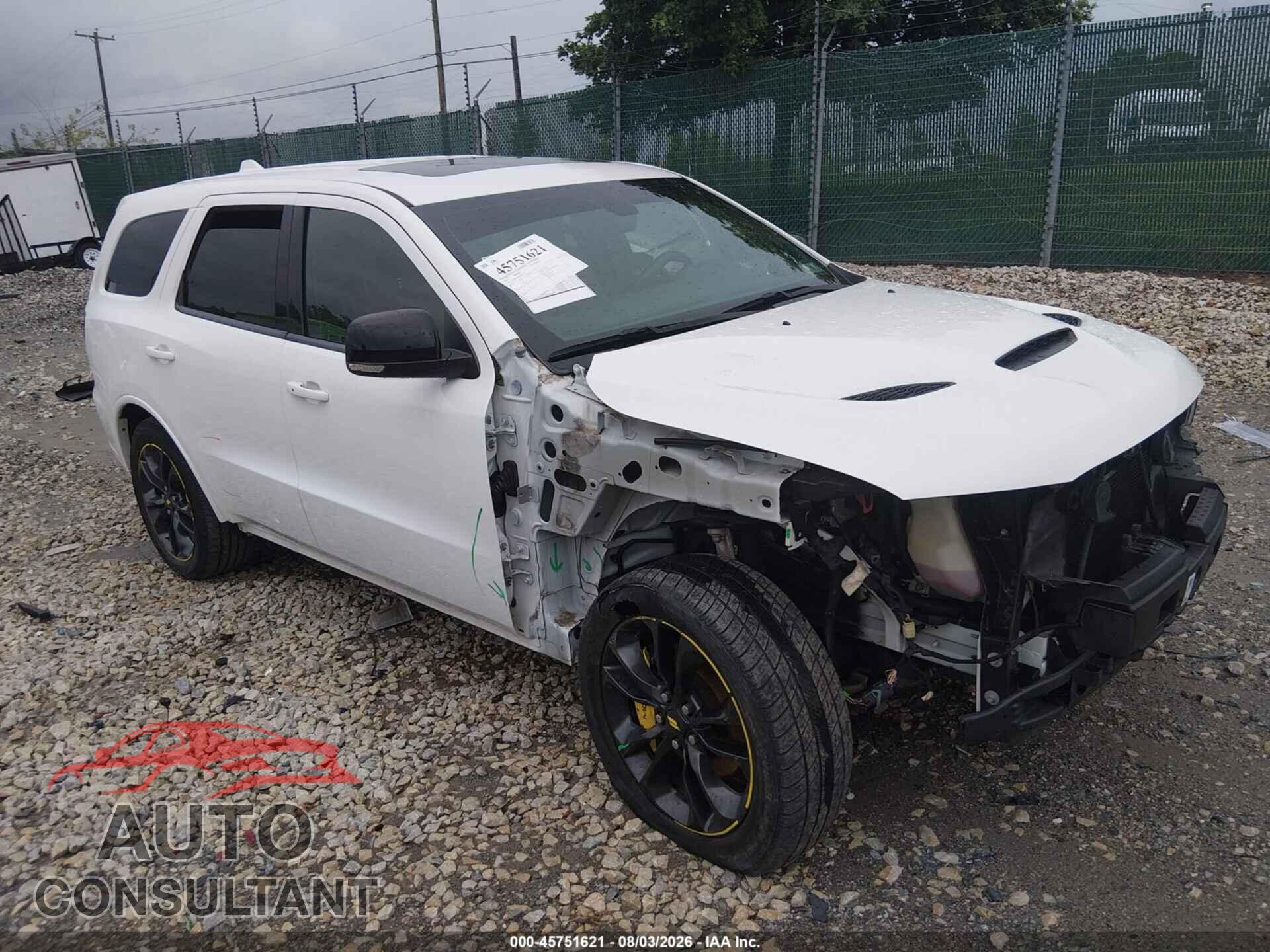 DODGE DURANGO 2021 - 1C4SDJCT8MC607776