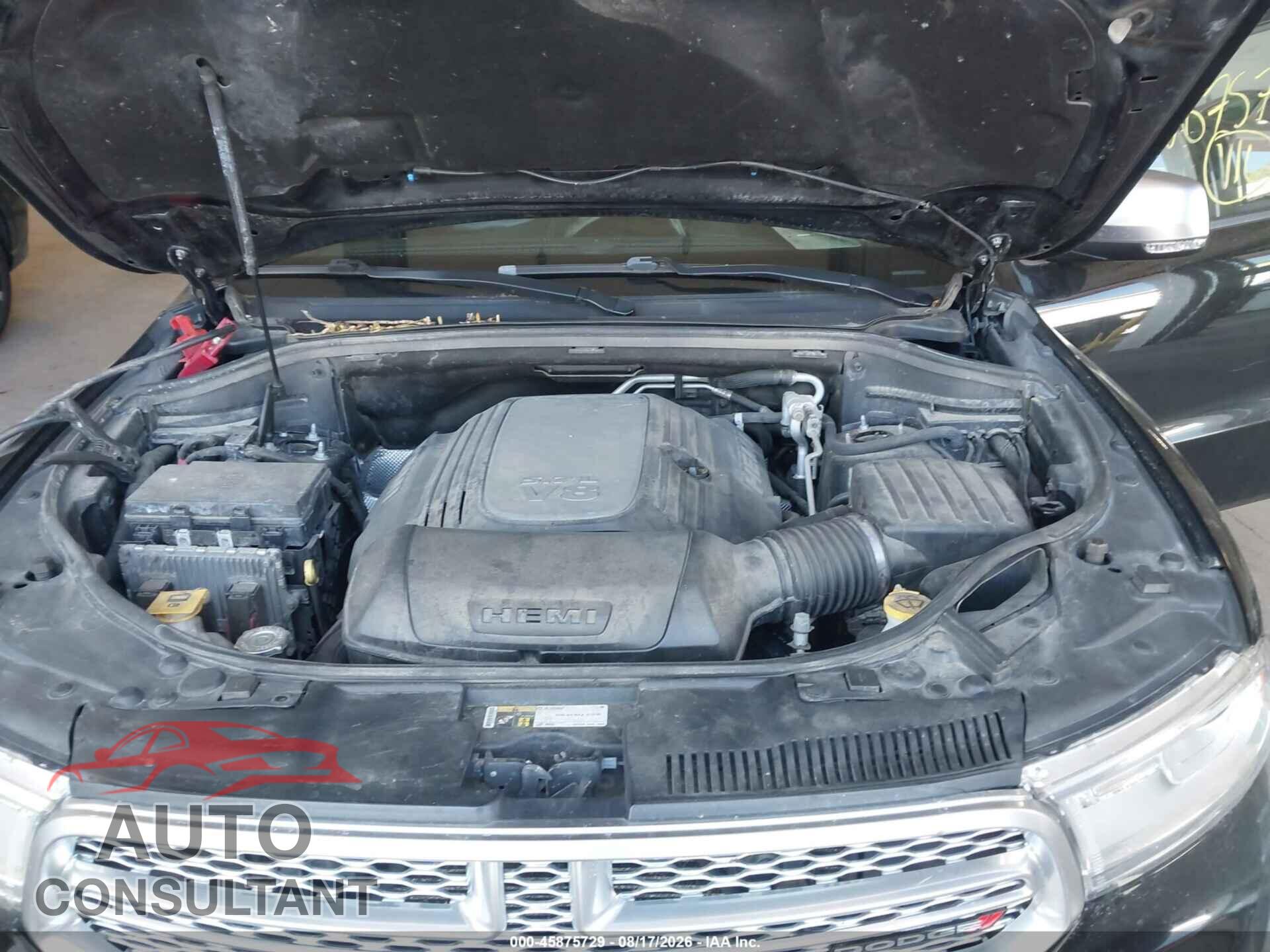DODGE DURANGO 2017 - 1C4SDJET9HC881054
