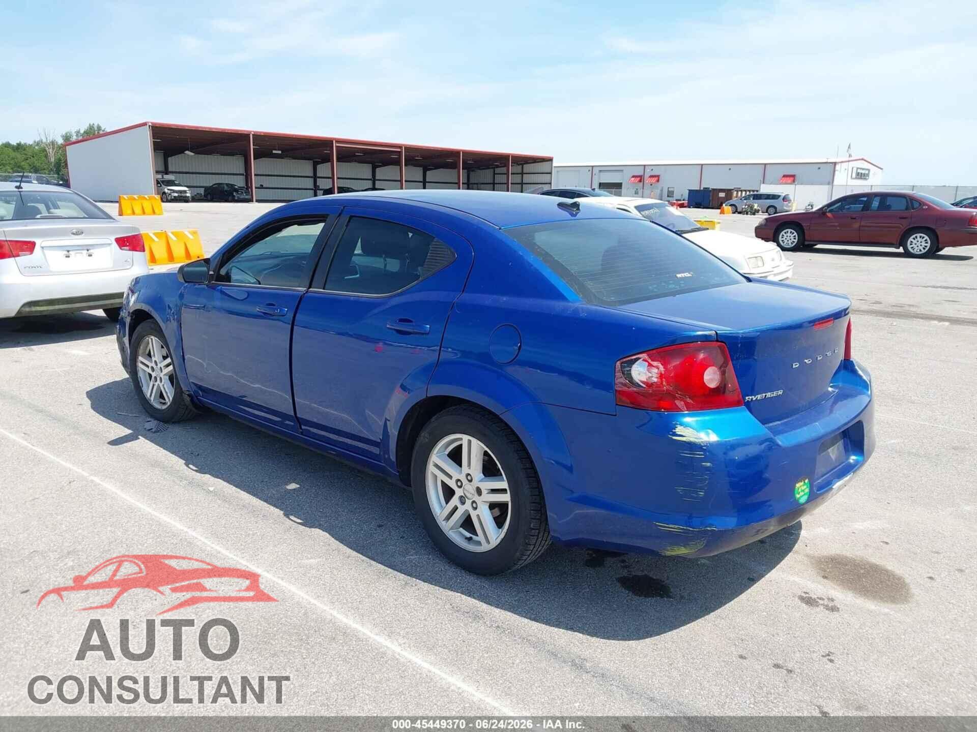 DODGE AVENGER 2013 - 1C3CDZAB3DN710349