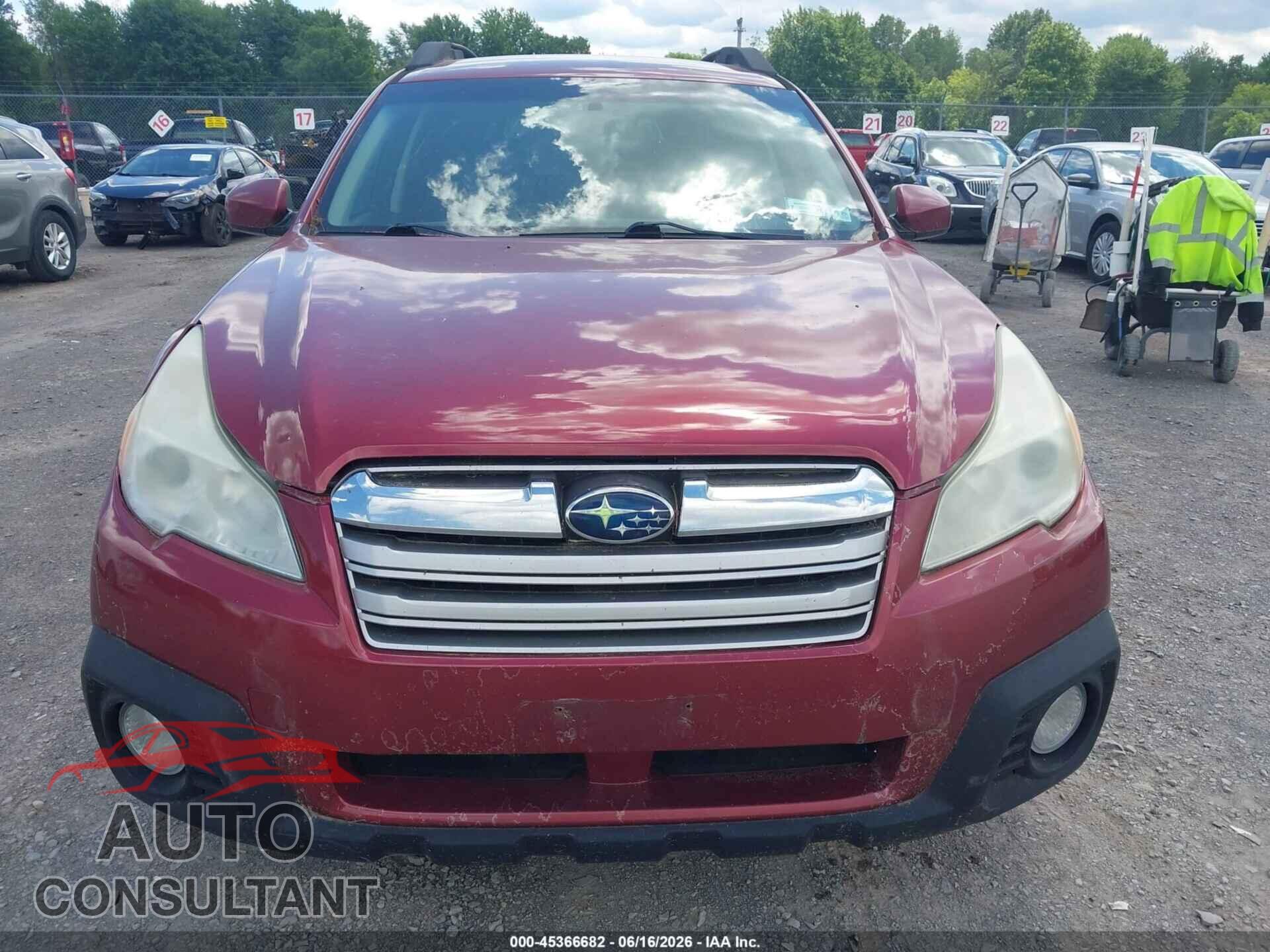 SUBARU OUTBACK 2014 - 4S4BRBCC4E3202356