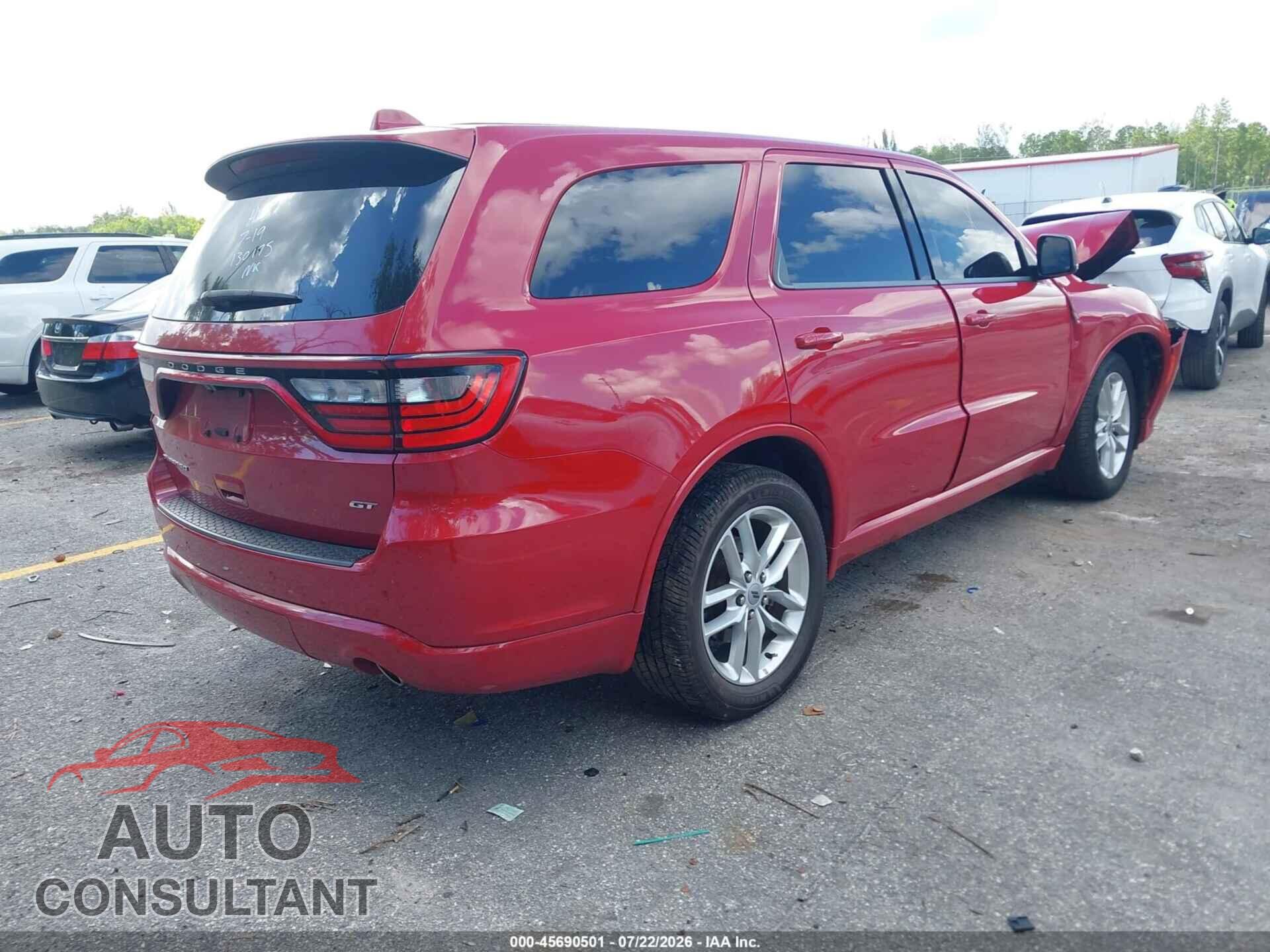 DODGE DURANGO 2022 - 1C4RDHDG4NC130175