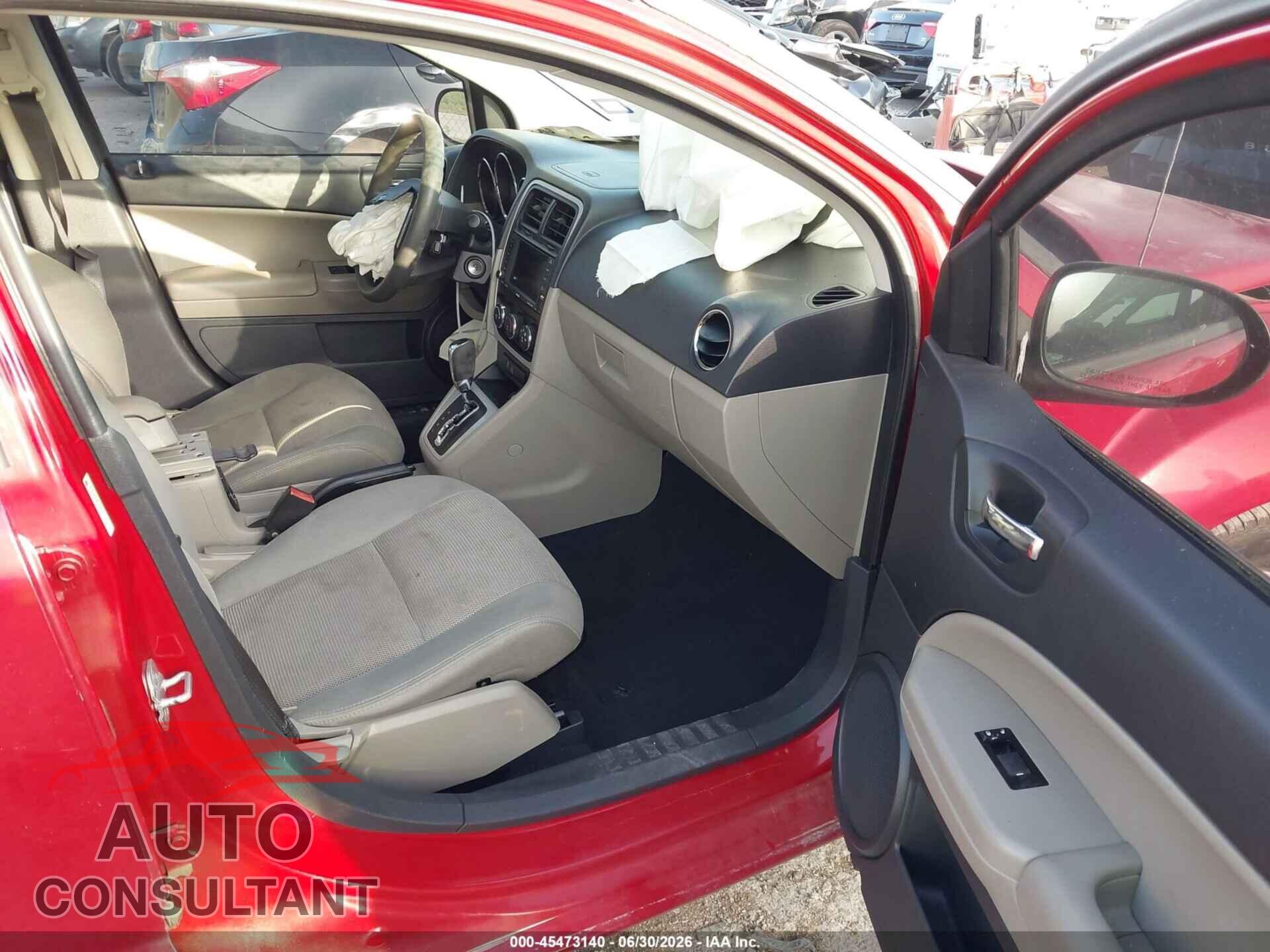 DODGE CALIBER 2012 - 1C3CDWDA6CD529350