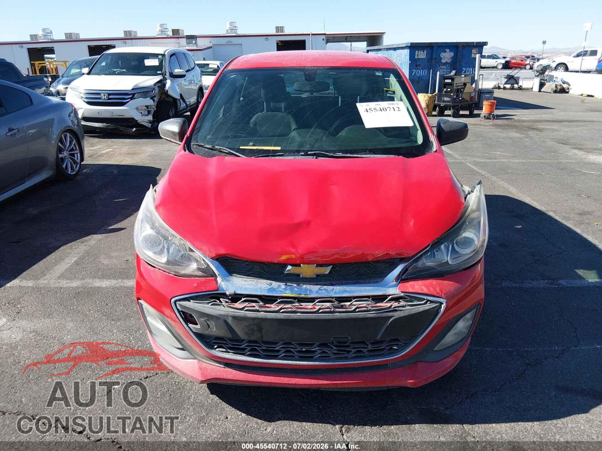 CHEVROLET SPARK 2019 - KL8CB6SA4KC720251