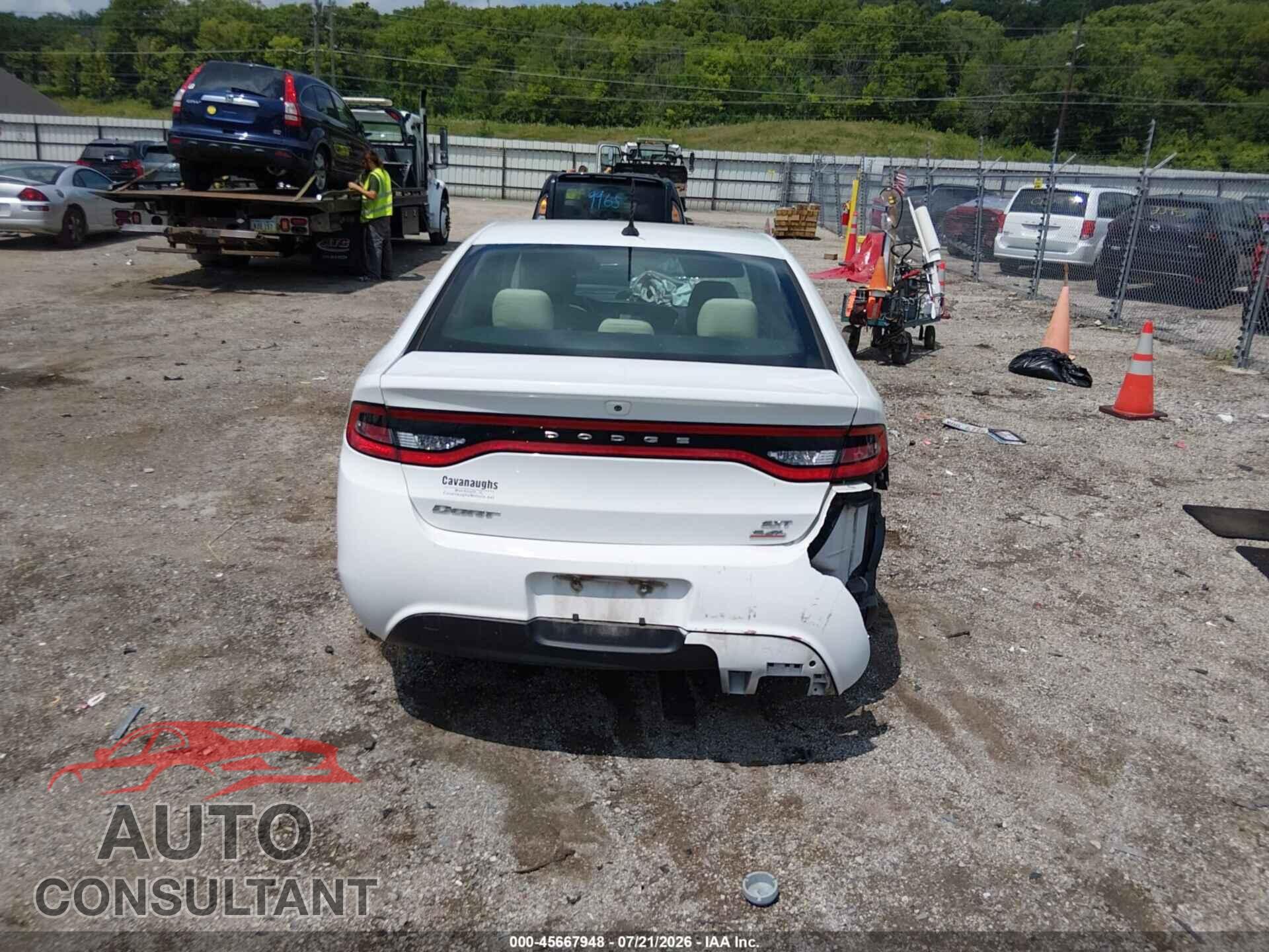 DODGE DART 2014 - 1C3CDFBB2ED867942