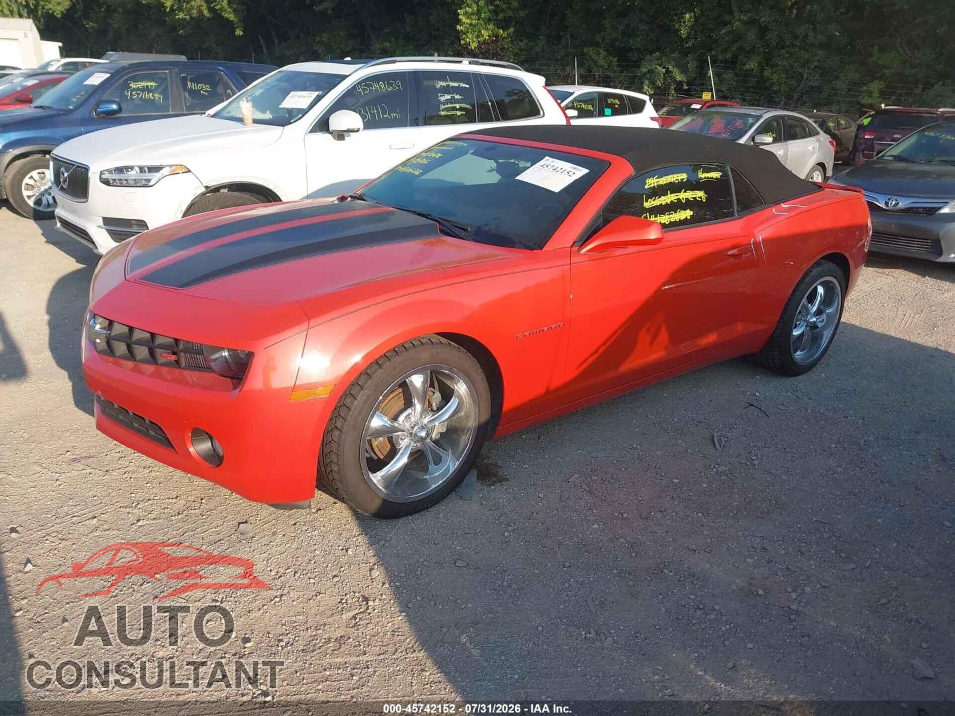 CHEVROLET CAMARO 2011 - 2G1FB3DD7B9204217