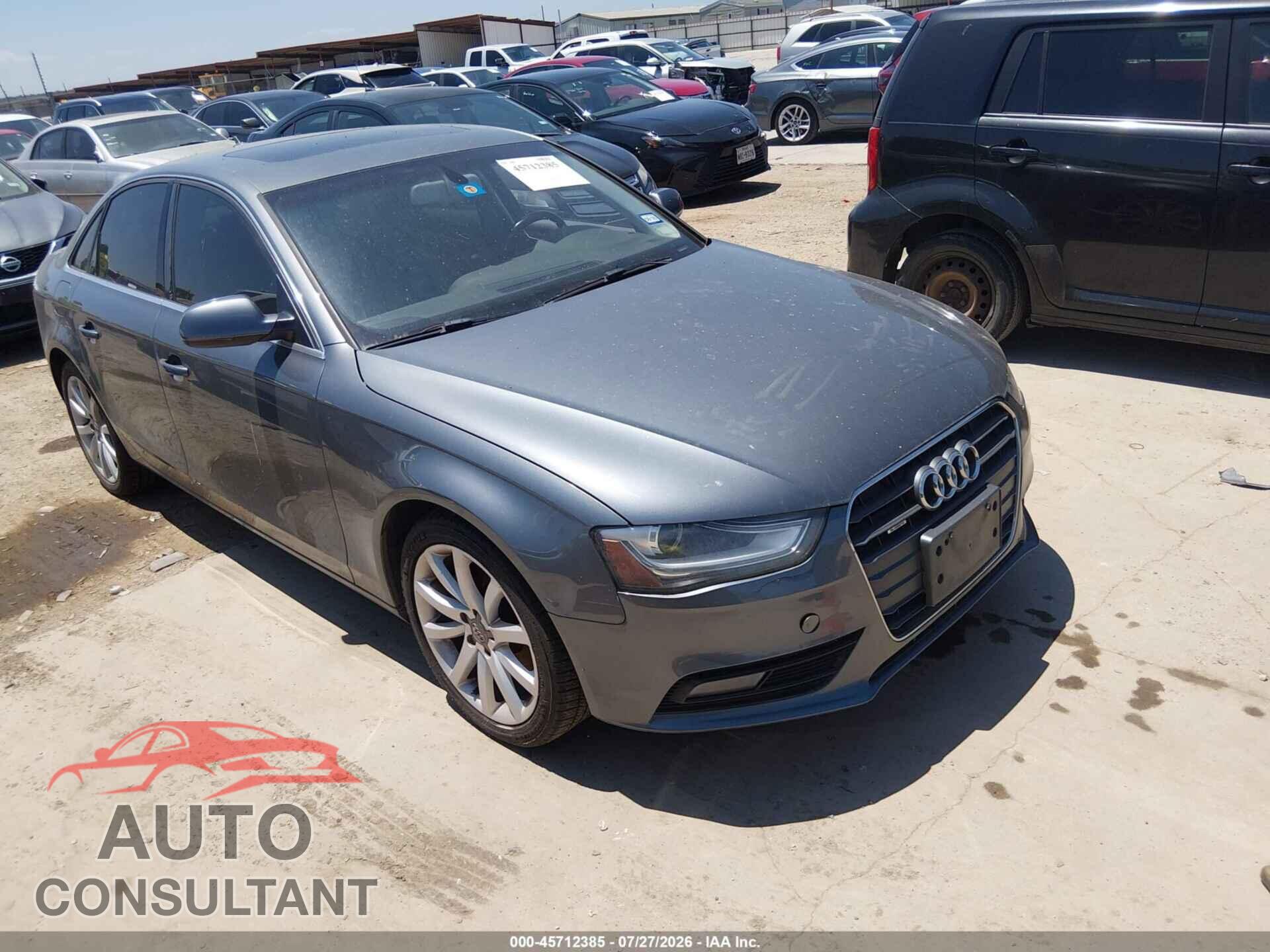 AUDI A4 2013 - WAUFFAFL2DA140077