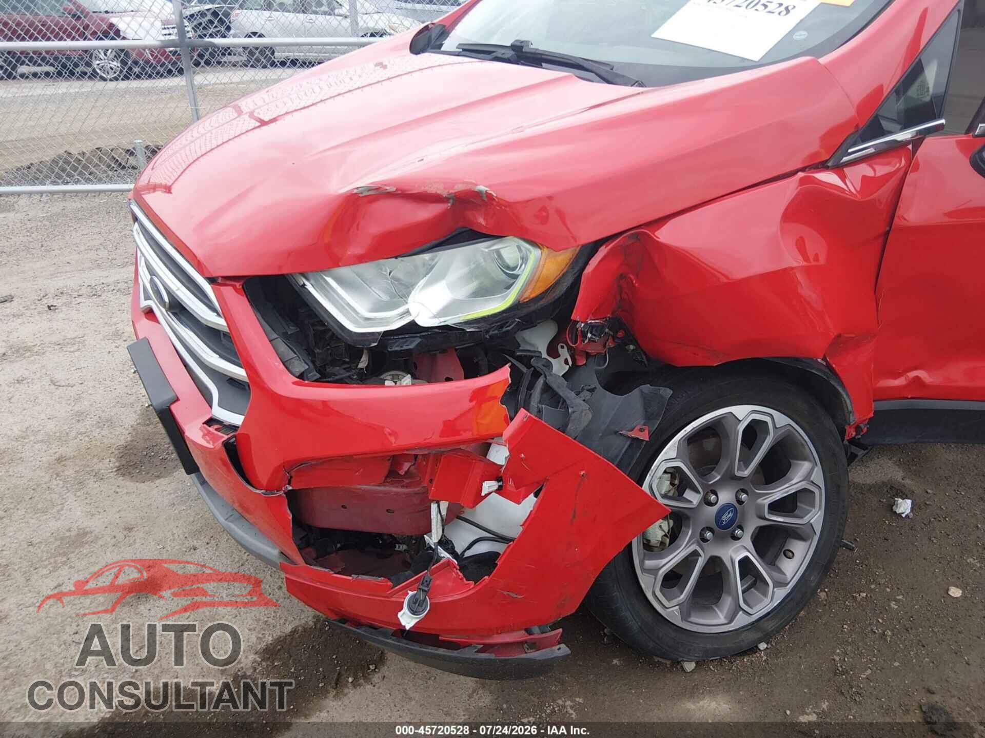 FORD ECOSPORT 2020 - MAJ6S3KL5LC360838