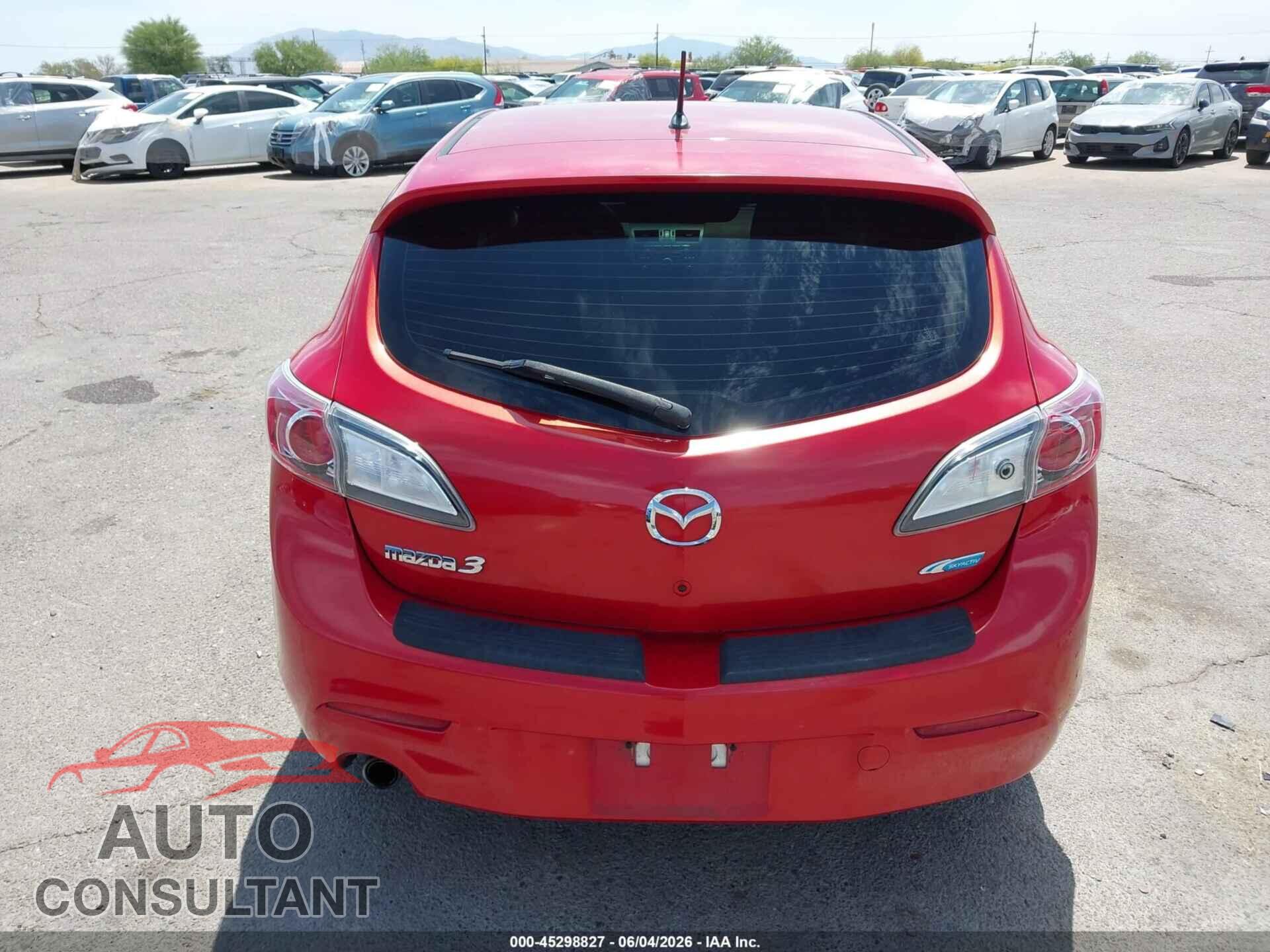 MAZDA MAZDA3 2013 - JM1BL1LP2D1794109