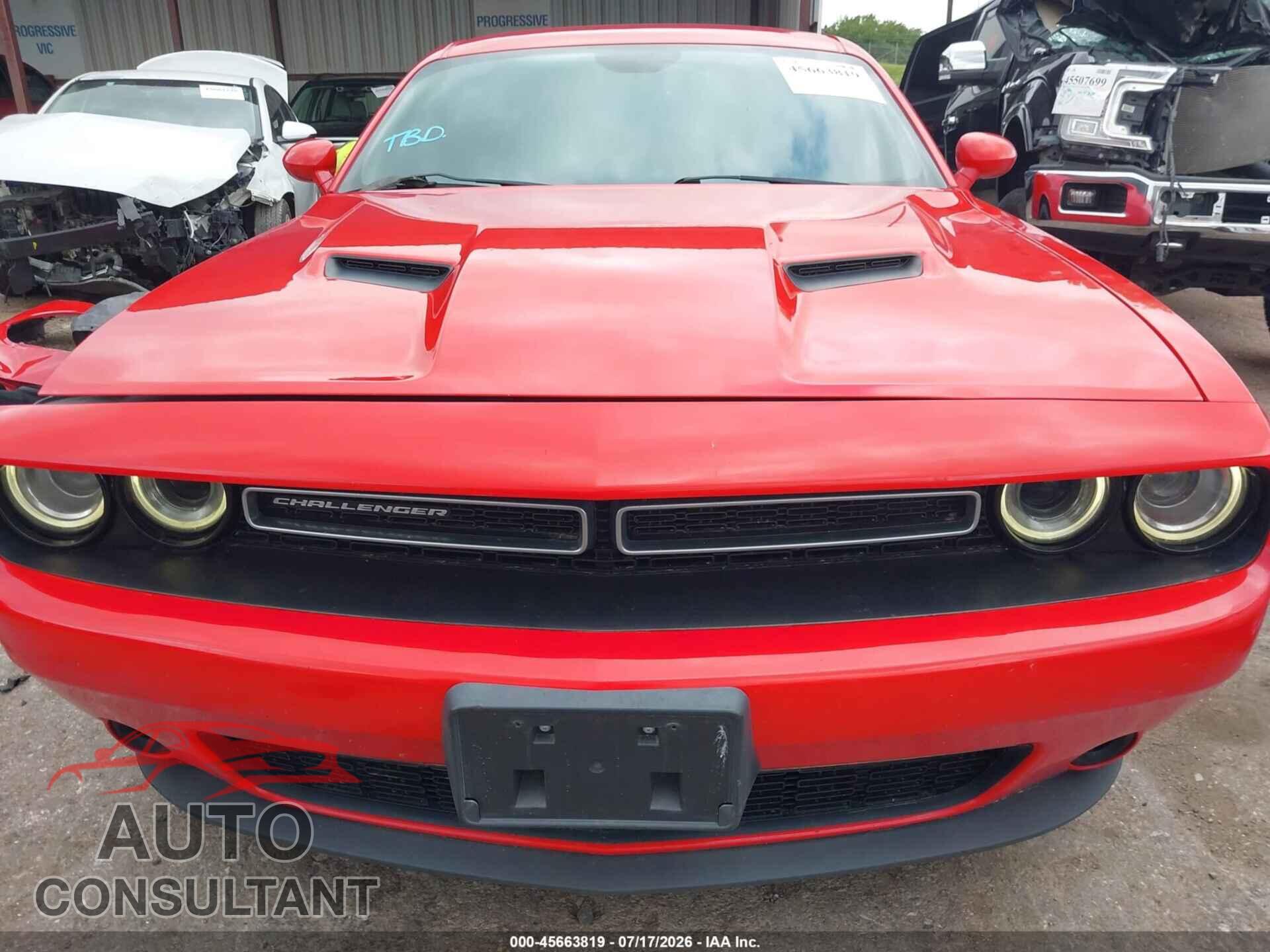 DODGE CHALLENGER 2016 - 2C3CDZAG1GH184666
