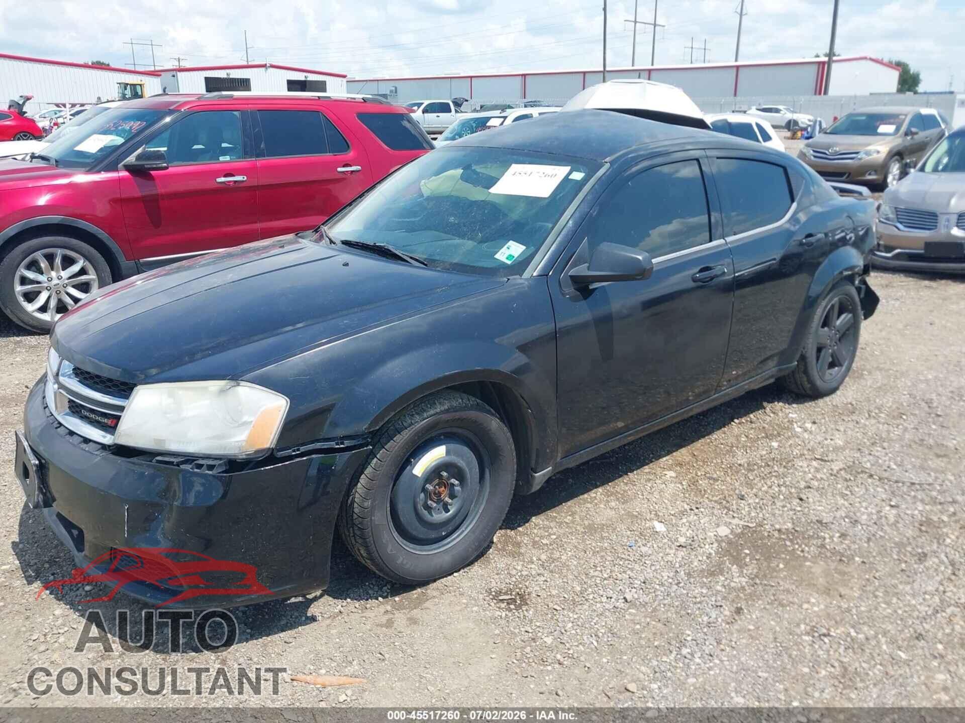 DODGE AVENGER 2013 - 1C3CDZAB3DN534113
