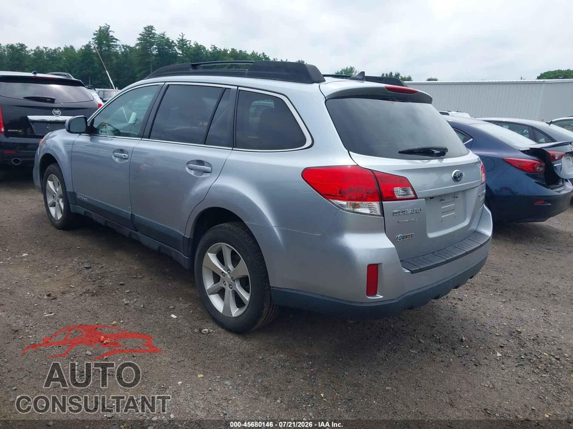 SUBARU OUTBACK 2013 - 4S4BRBLC3D3218675