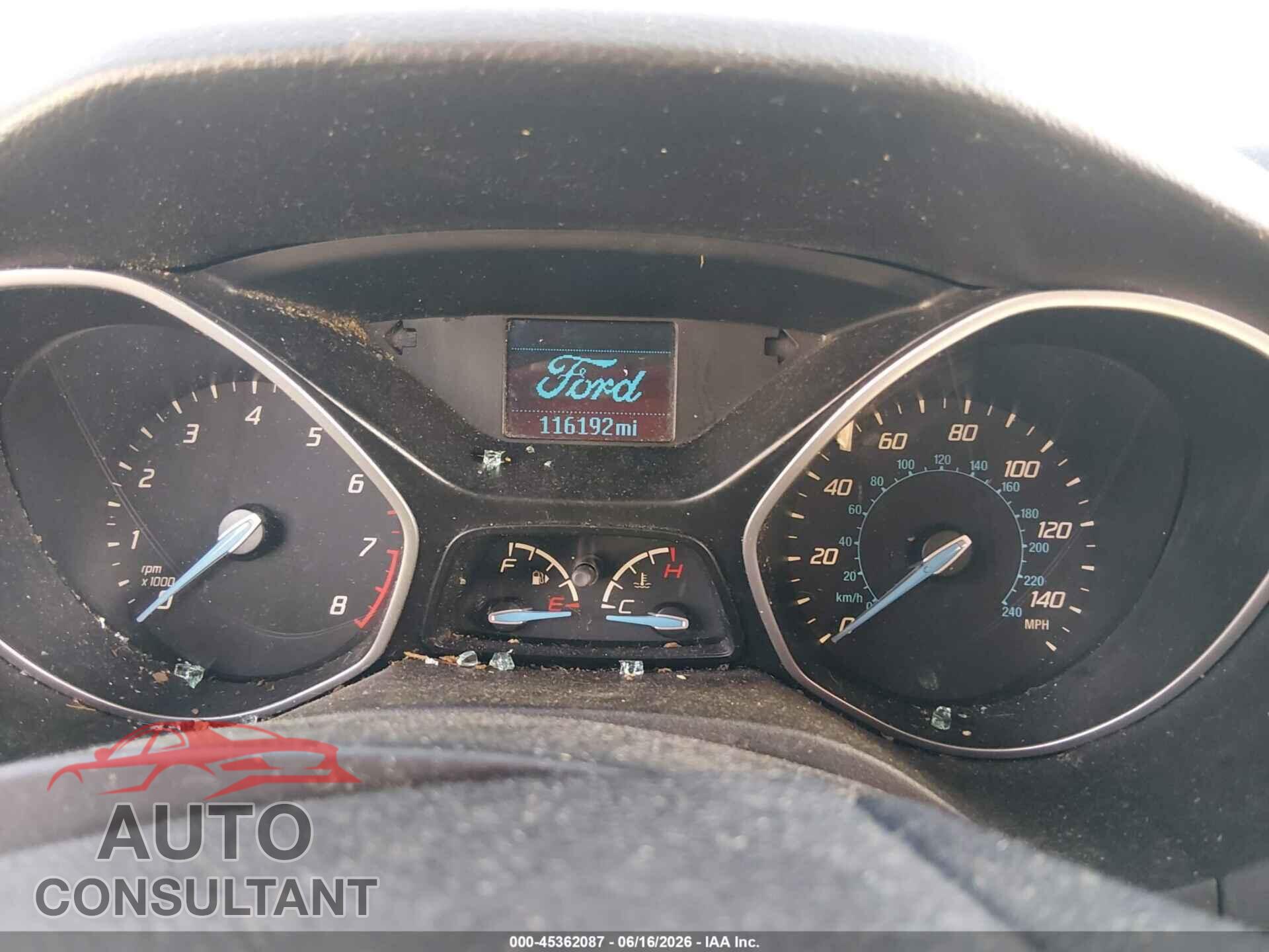 FORD FOCUS 2014 - 1FADP3E27EL329900