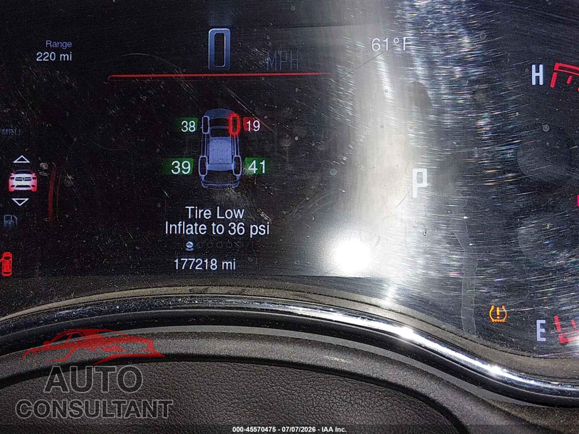 DODGE DURANGO 2015 - 1C4RDJDG6FC801452