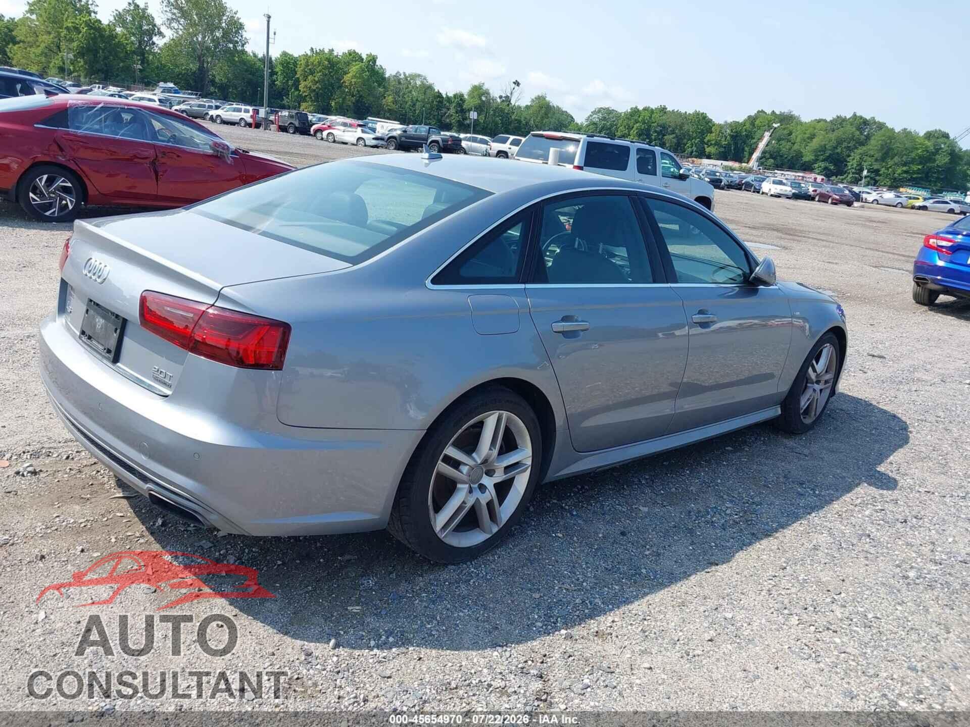 AUDI A6 2016 - WAUGFAFC8GN128663