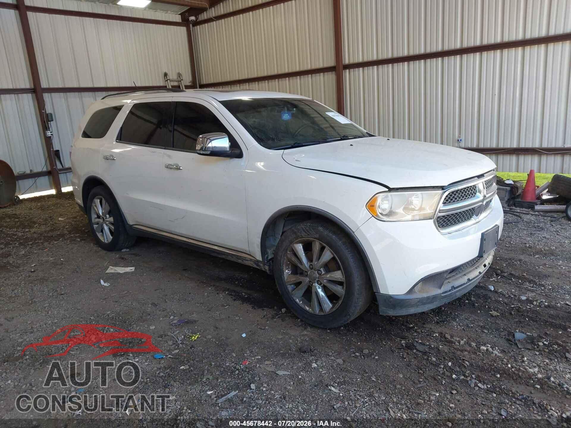 DODGE DURANGO 2011 - 1D4RD4GG2BC598490