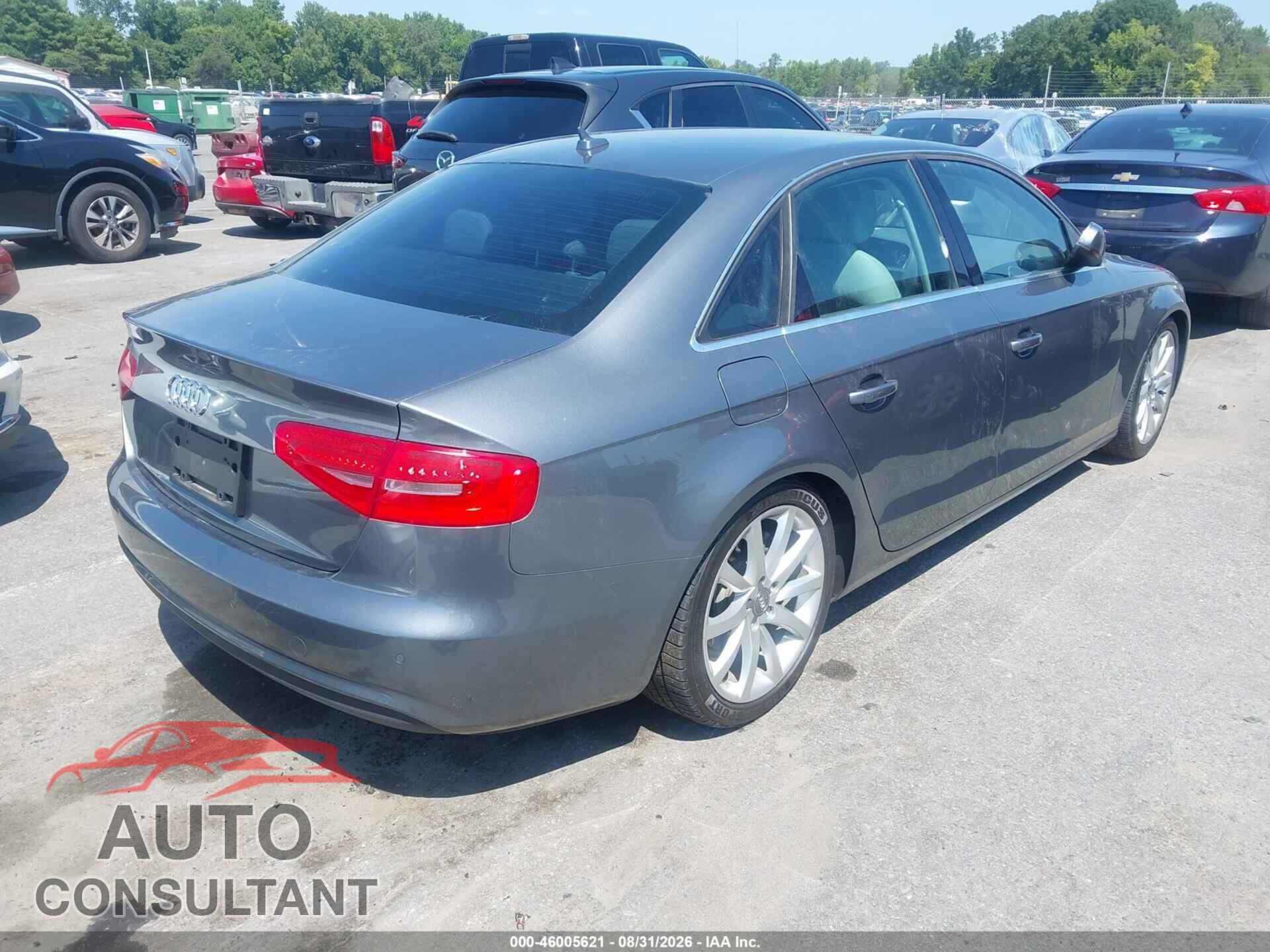 AUDI A4 2013 - WAUFFAFL5DN025501
