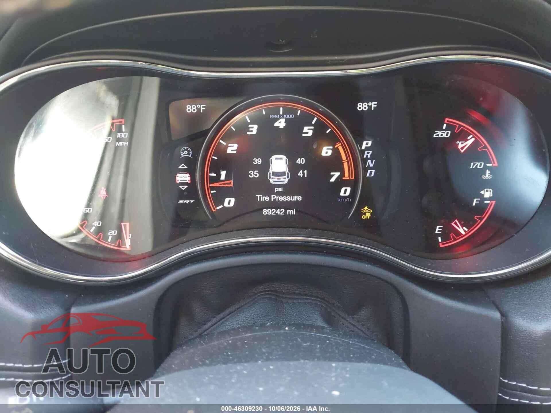 DODGE DURANGO 2018 - 1C4SDJGJ5JC278099