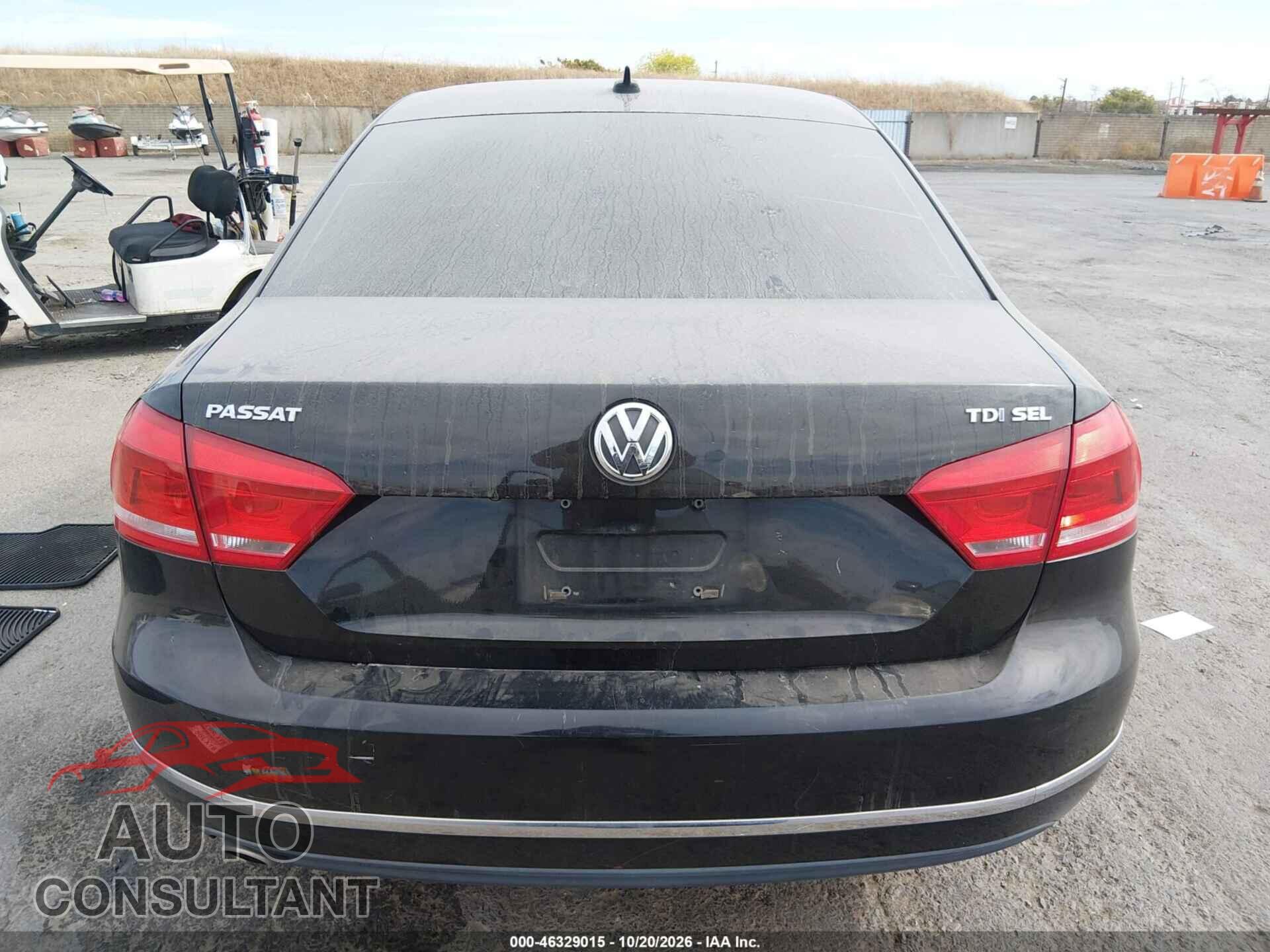 VOLKSWAGEN PASSAT 2012 - 1VWCN7A39CC015502