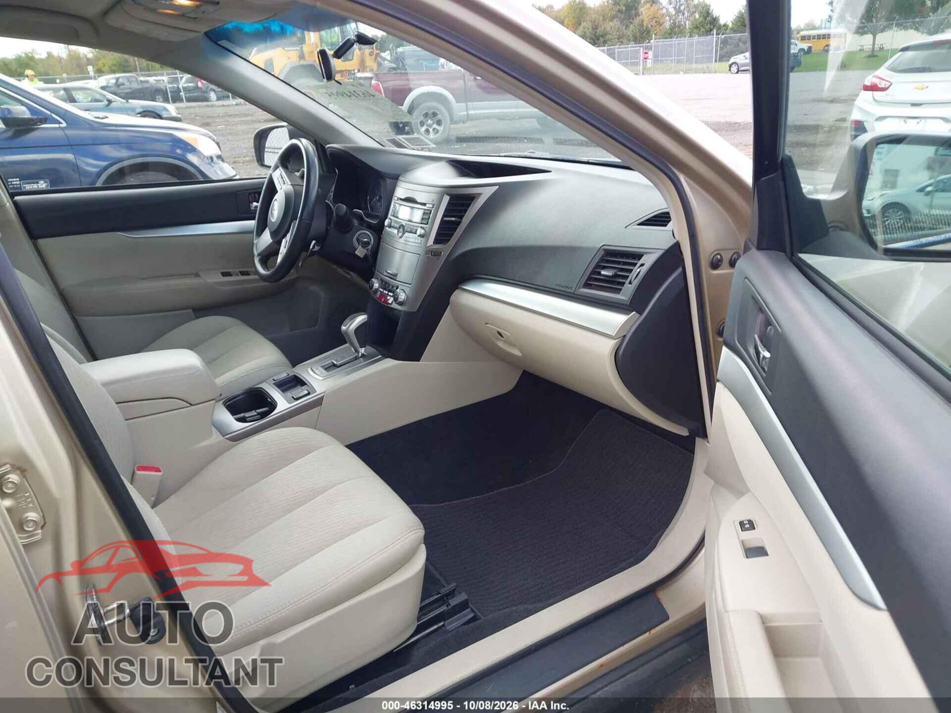 SUBARU OUTBACK 2010 - 4S4BRBCC8A3337401