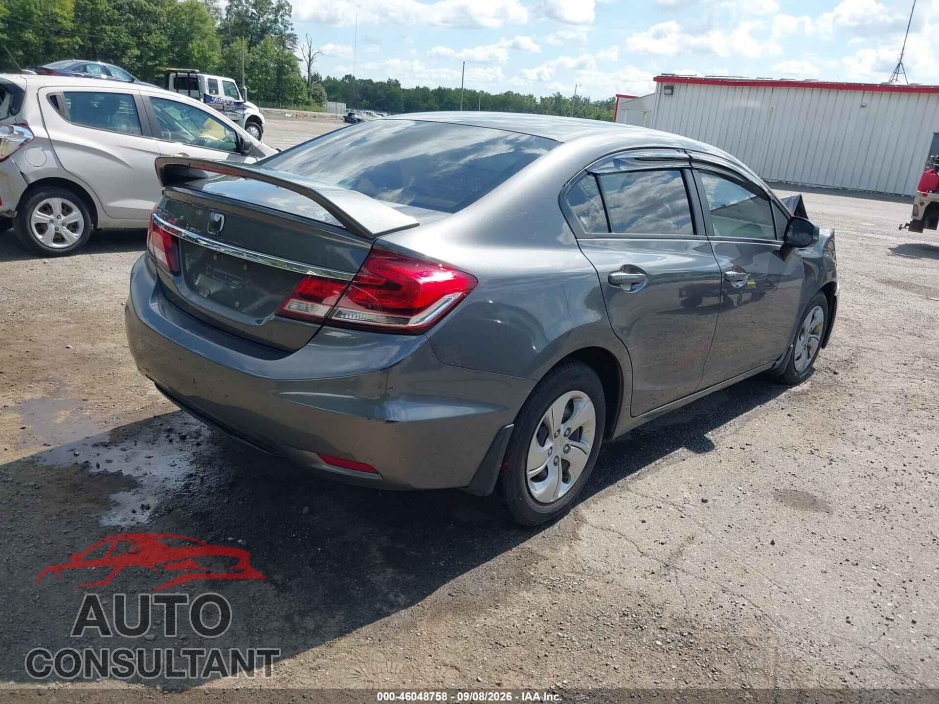 HONDA CIVIC 2013 - 2HGFB2F54DH585249