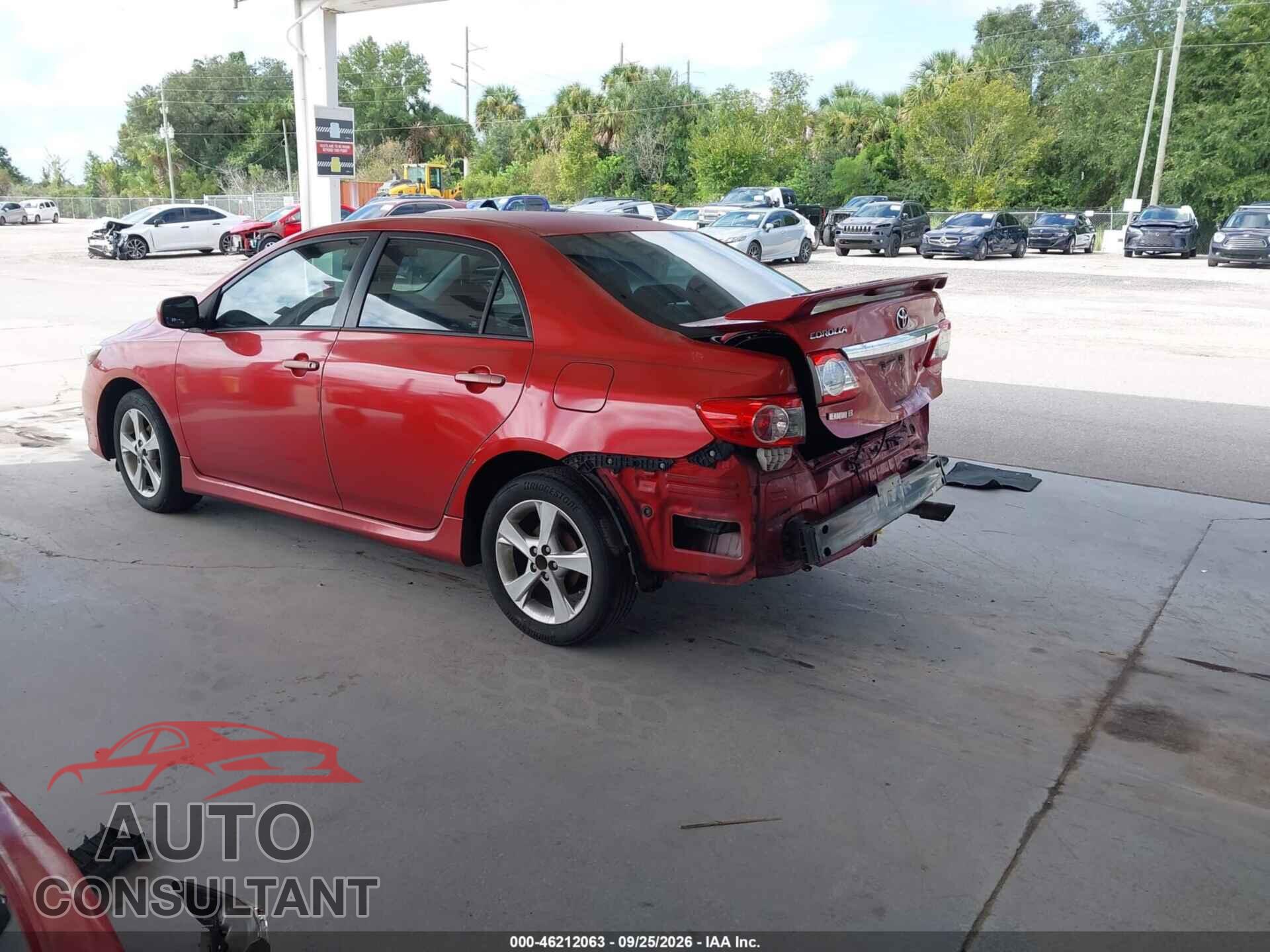 TOYOTA COROLLA 2013 - 5YFBU4EE3DP080625