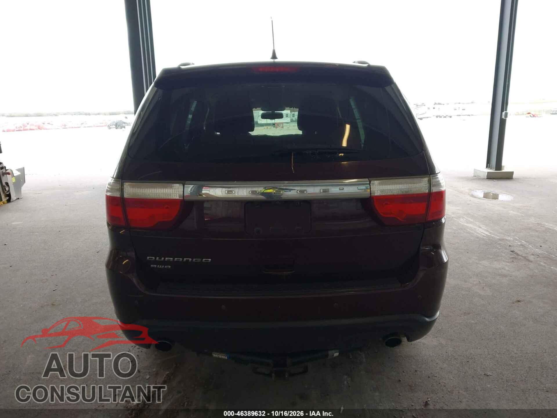 DODGE DURANGO 2012 - 1C4SDJDT7CC309443