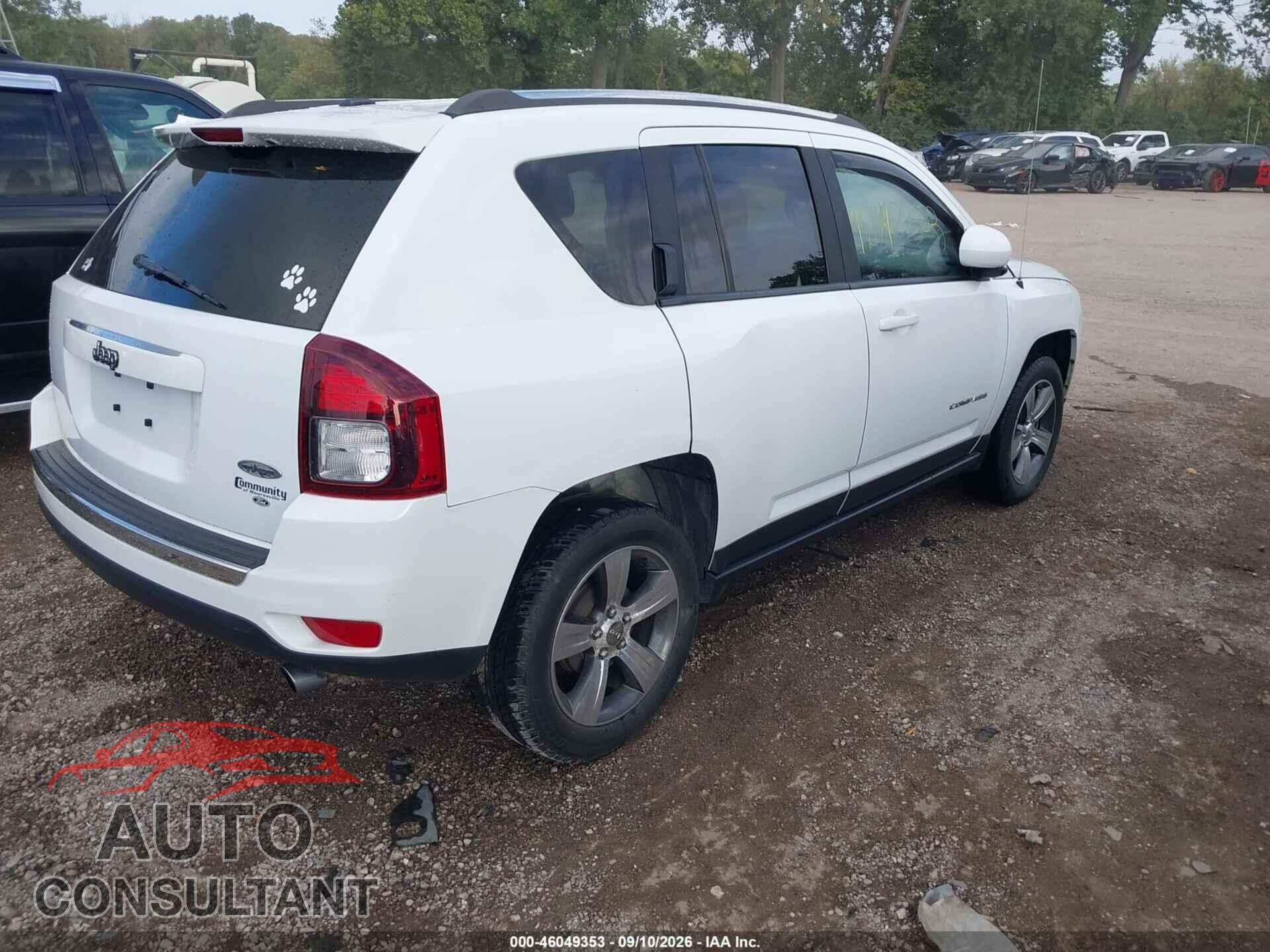 JEEP COMPASS 2017 - 1C4NJCEB3HD211972