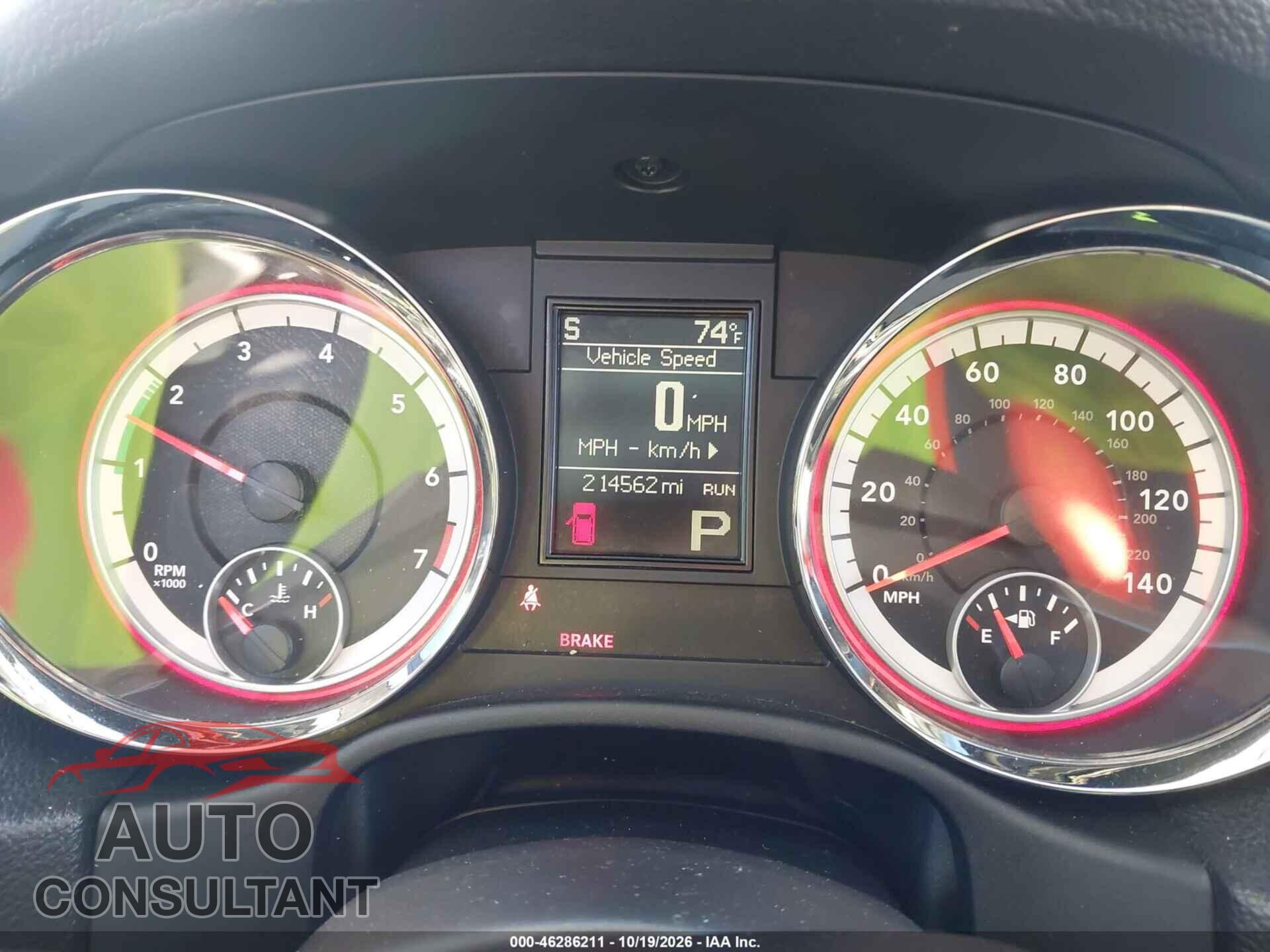 DODGE DURANGO 2013 - 1C4RDJDG6DC509295