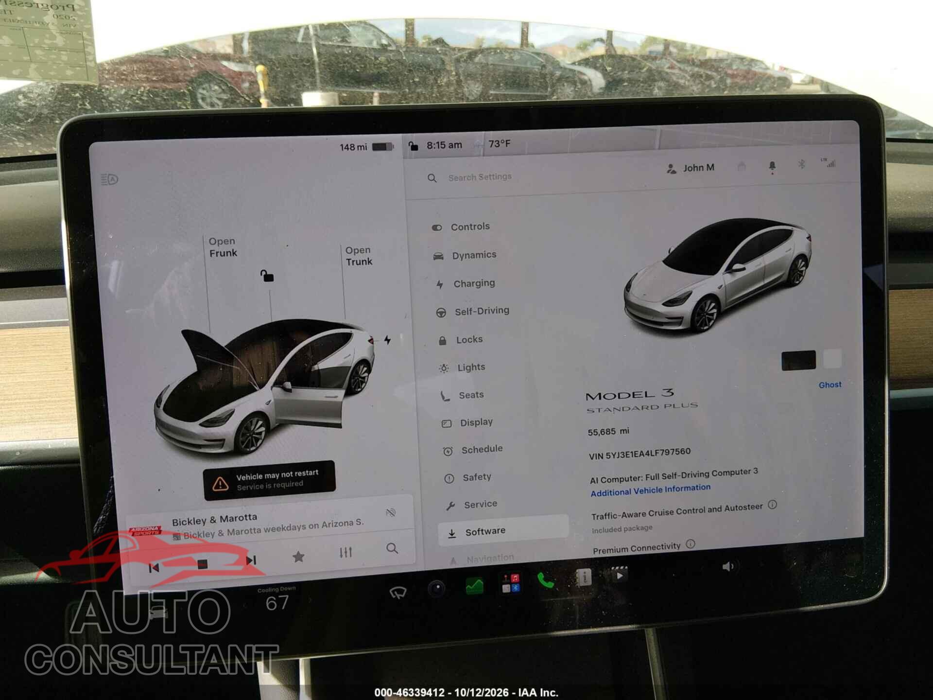 TESLA MODEL 3 2020 - 5YJ3E1EA4LF797560