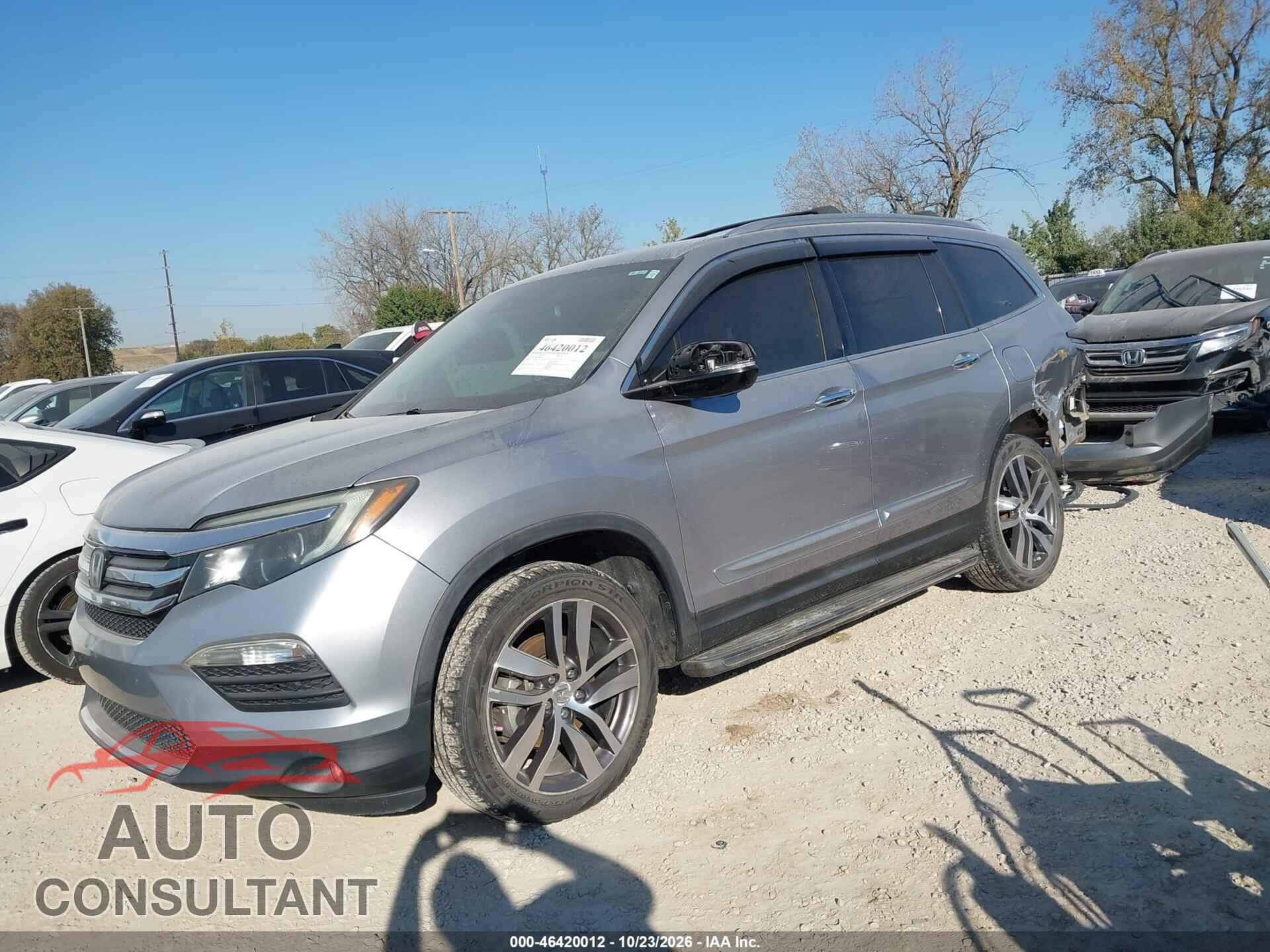 HONDA PILOT 2017 - 5FNYF6H00HB035403