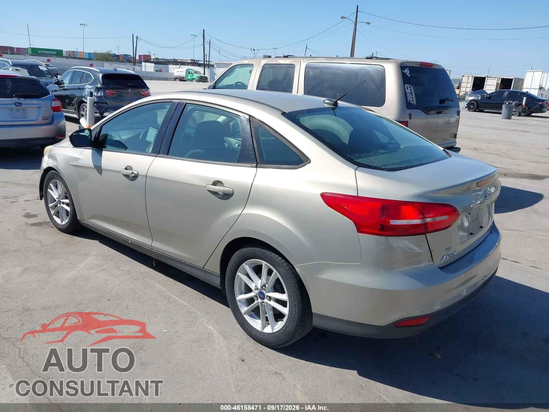 FORD FOCUS 2015 - 1FADP3F25FL206001