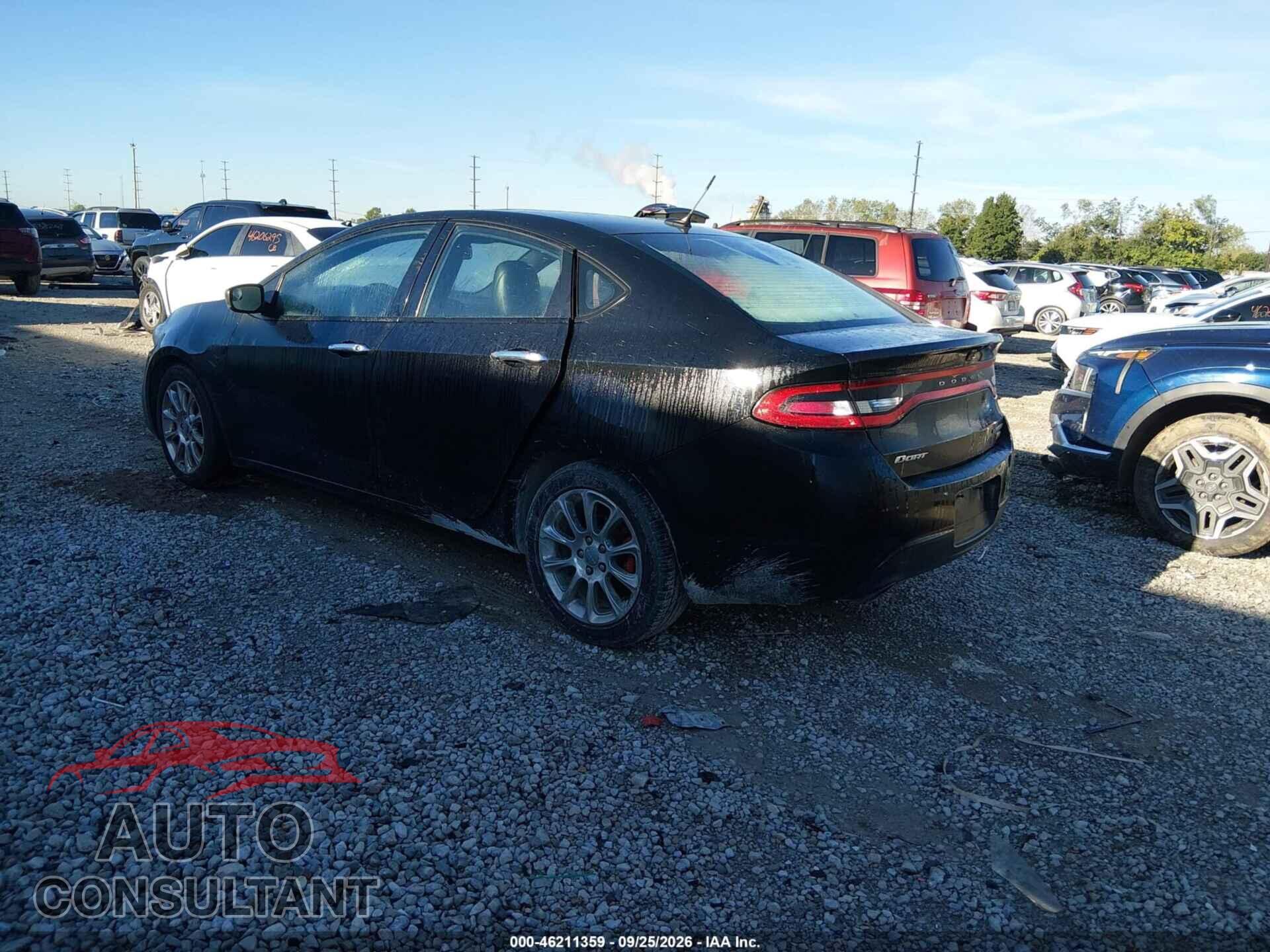 DODGE DART 2013 - 1C3CDFCH9DD231648