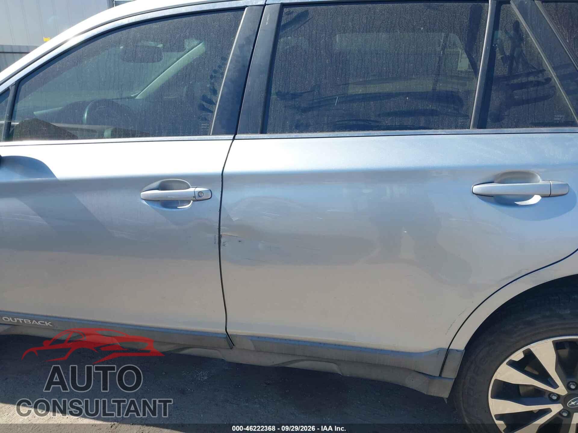 SUBARU OUTBACK 2015 - 4S4BSENC2F3249728