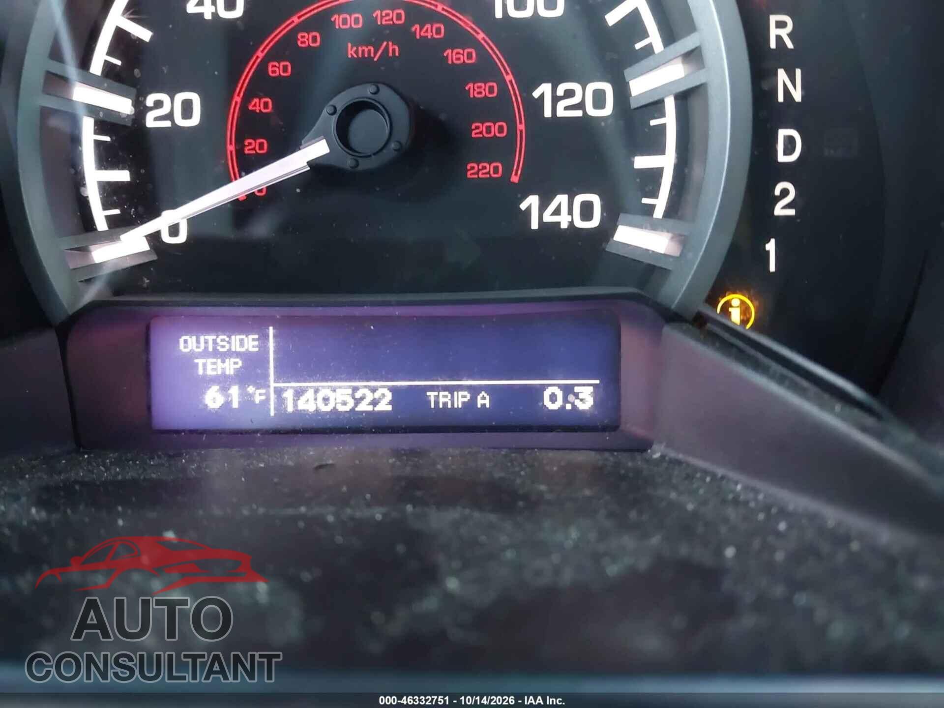 HONDA RIDGELINE 2013 - 5FPYK1F56DB012576