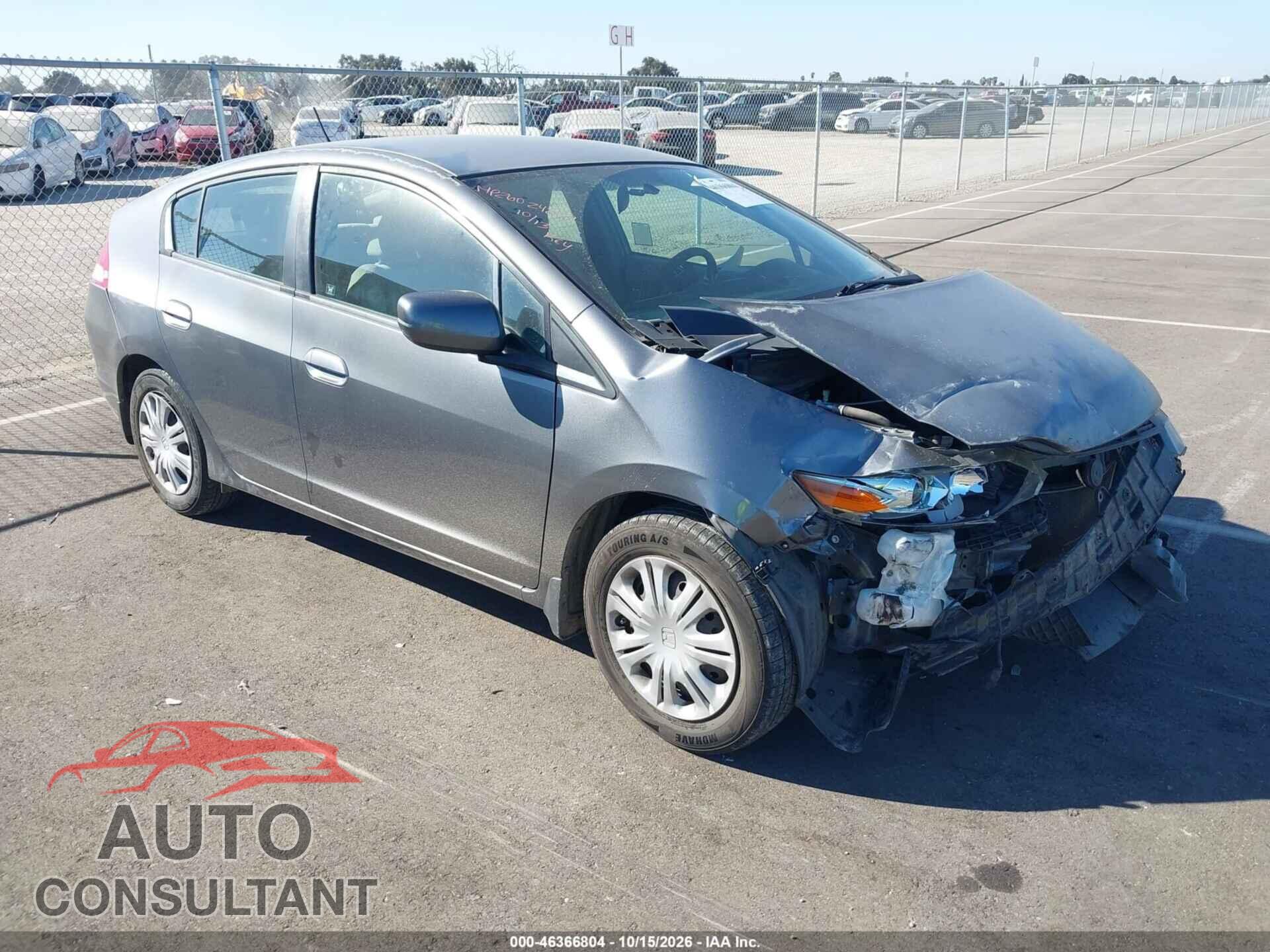 HONDA INSIGHT 2010 - JHMZE2H56AS036669