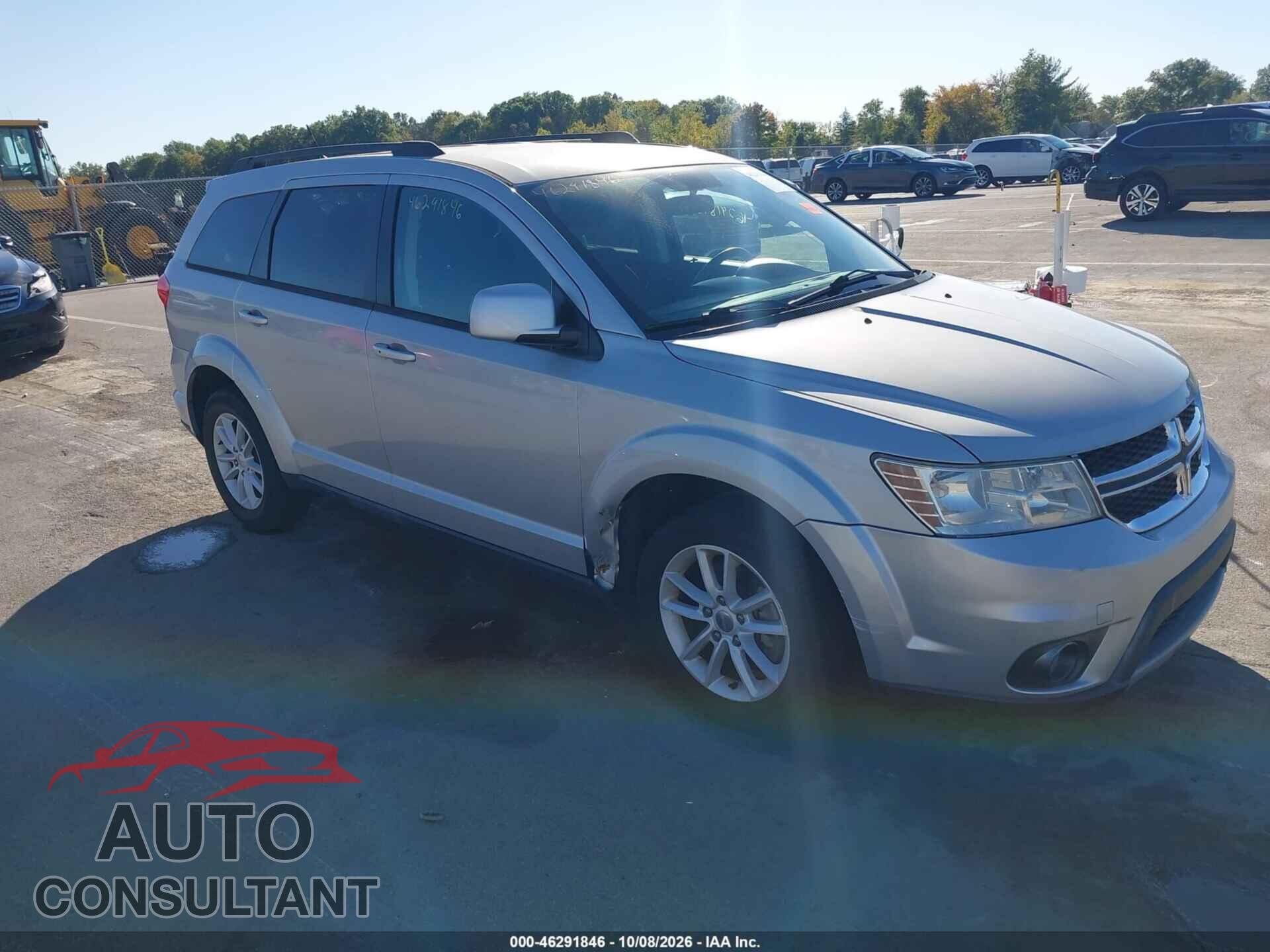 DODGE JOURNEY 2013 - 3C4PDCBG6DT564534
